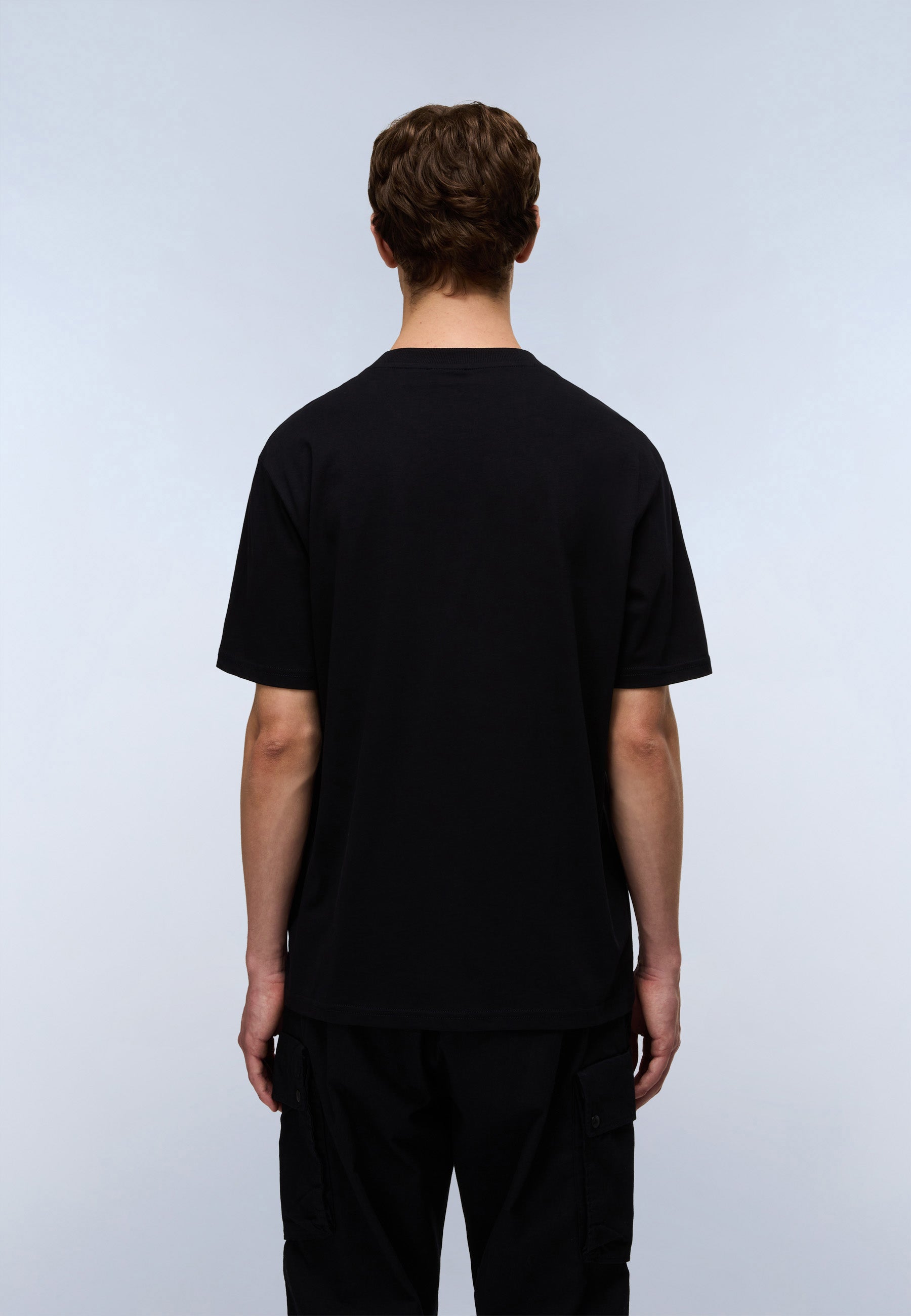 T-Shirt S-SMALL BOX SS in Black Beauty T-Shirts Napapijri