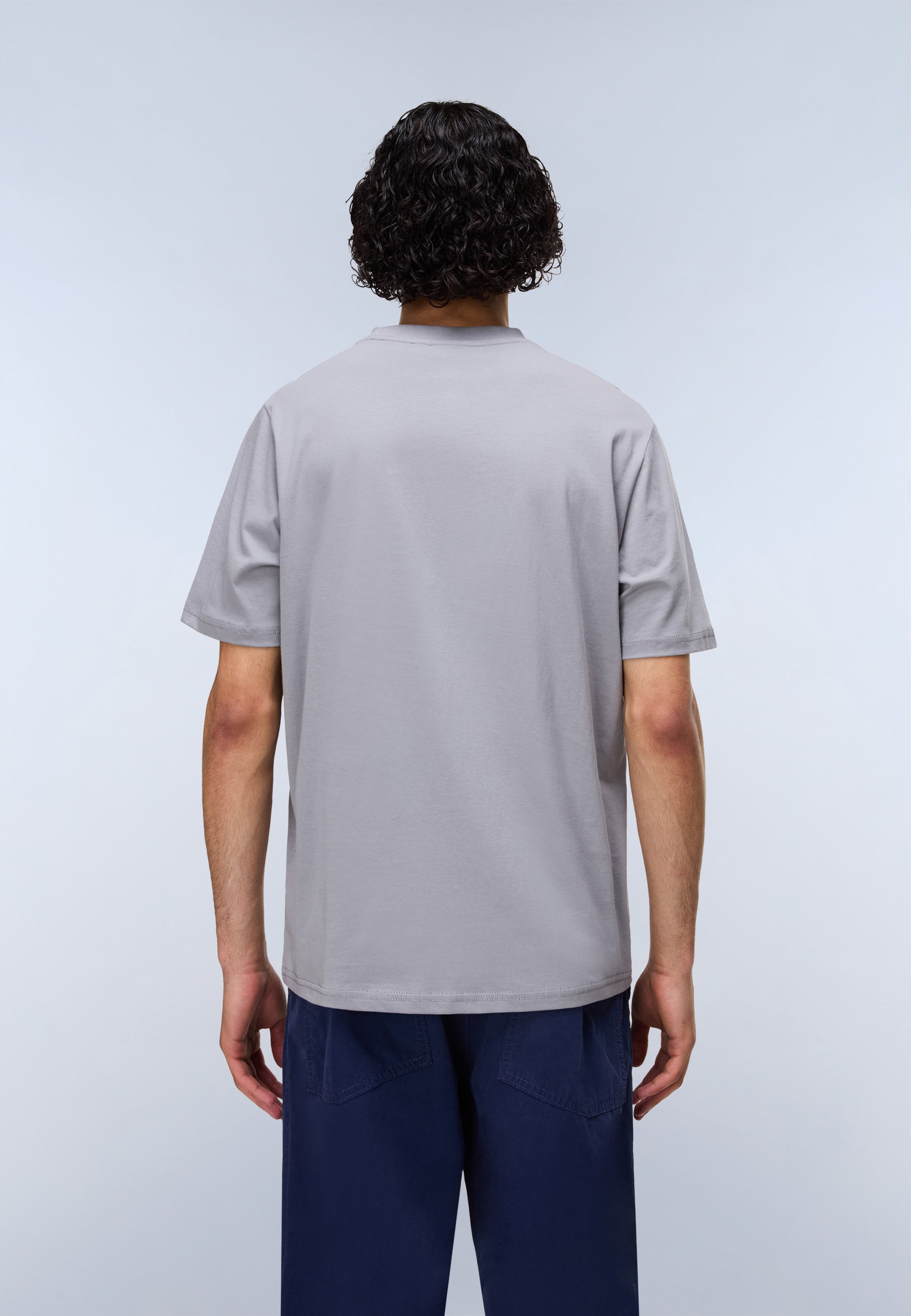 T-Shirt S-SMALL BOX SS in Shark Skin T-Shirts Napapijri