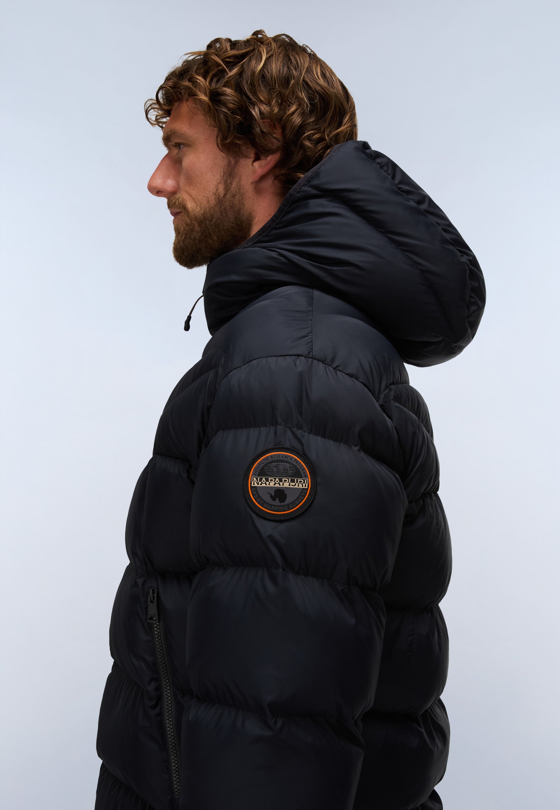 Steppjacke A-MOLVENO HOOD in Black Beauty Jacken Napapijri