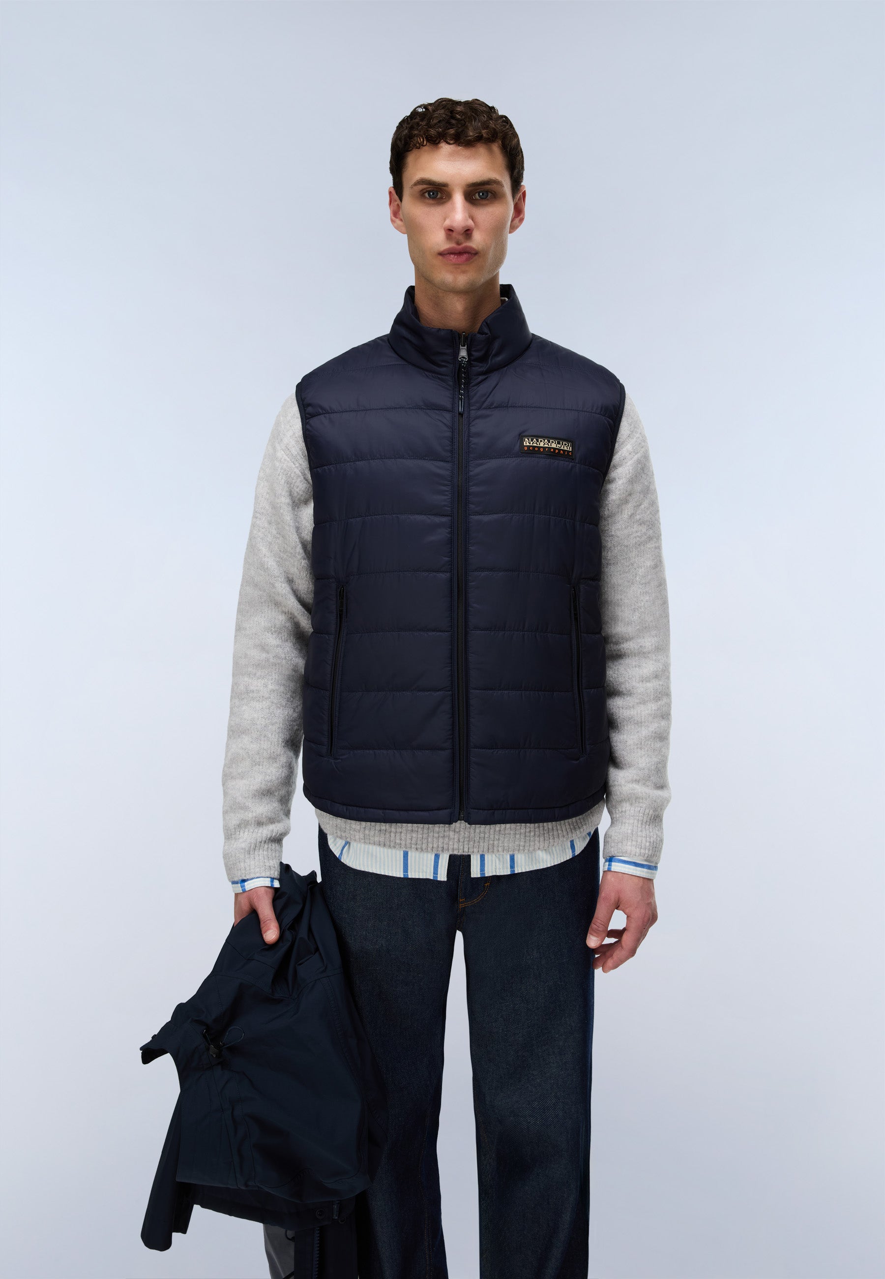 Winterjacke A-PILLOZ SHORT in Blu Marine Jacken Napapijri