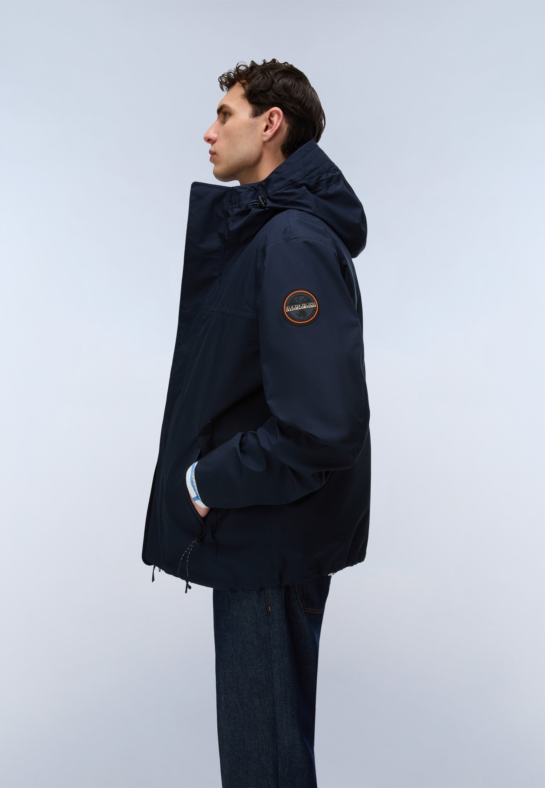 Winterjacke A-PILLOZ SHORT in Blu Marine Jacken Napapijri