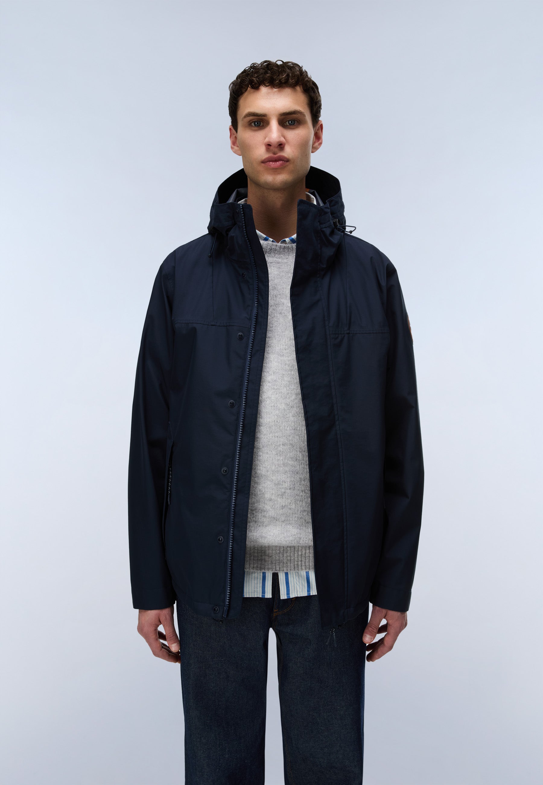 Winterjacke A-PILLOZ SHORT in Blu Marine Jacken Napapijri