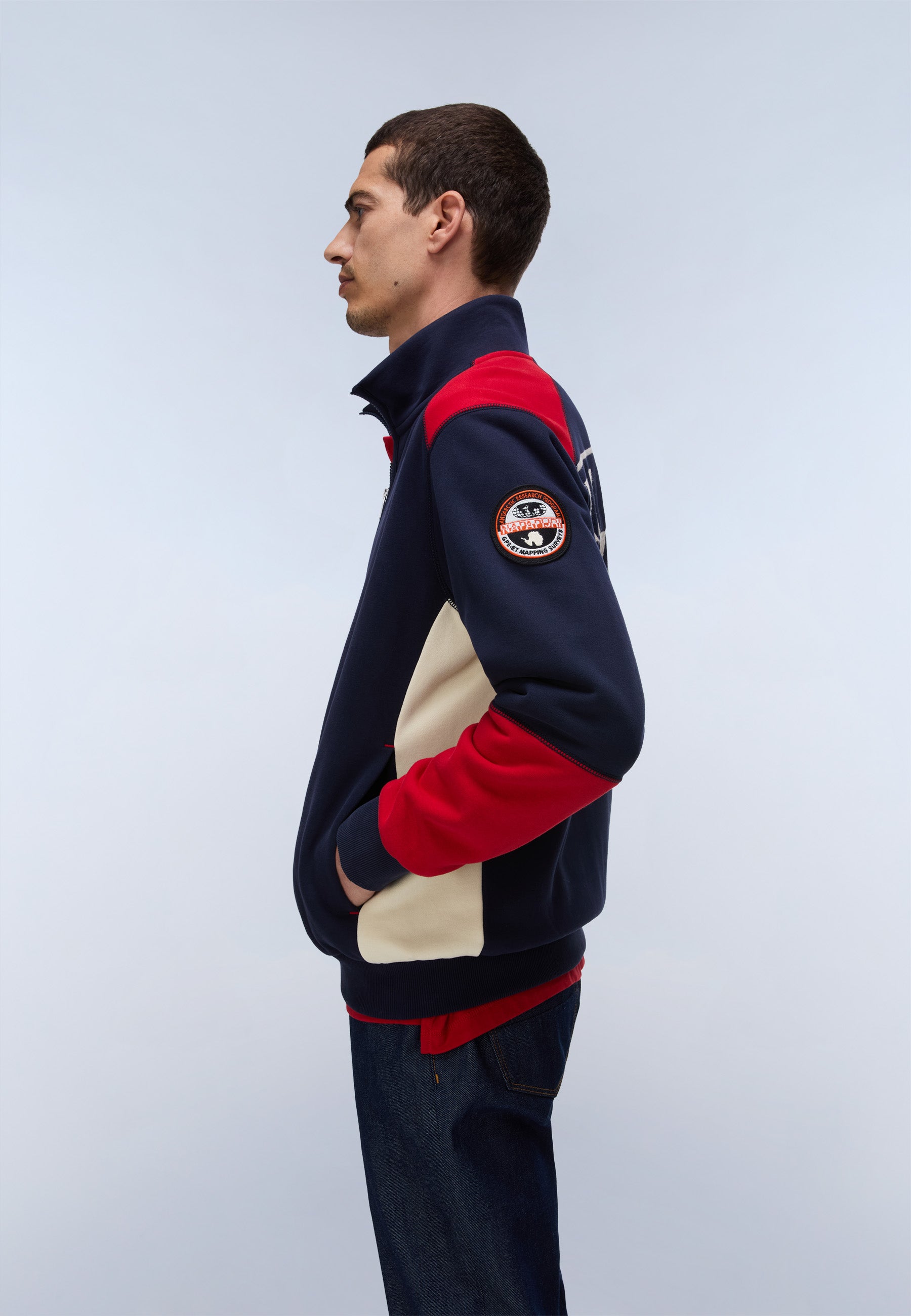Sweatjacke B-ARCHIVE SWEAT FZ in CB Mru Sweatjacken Napapijri