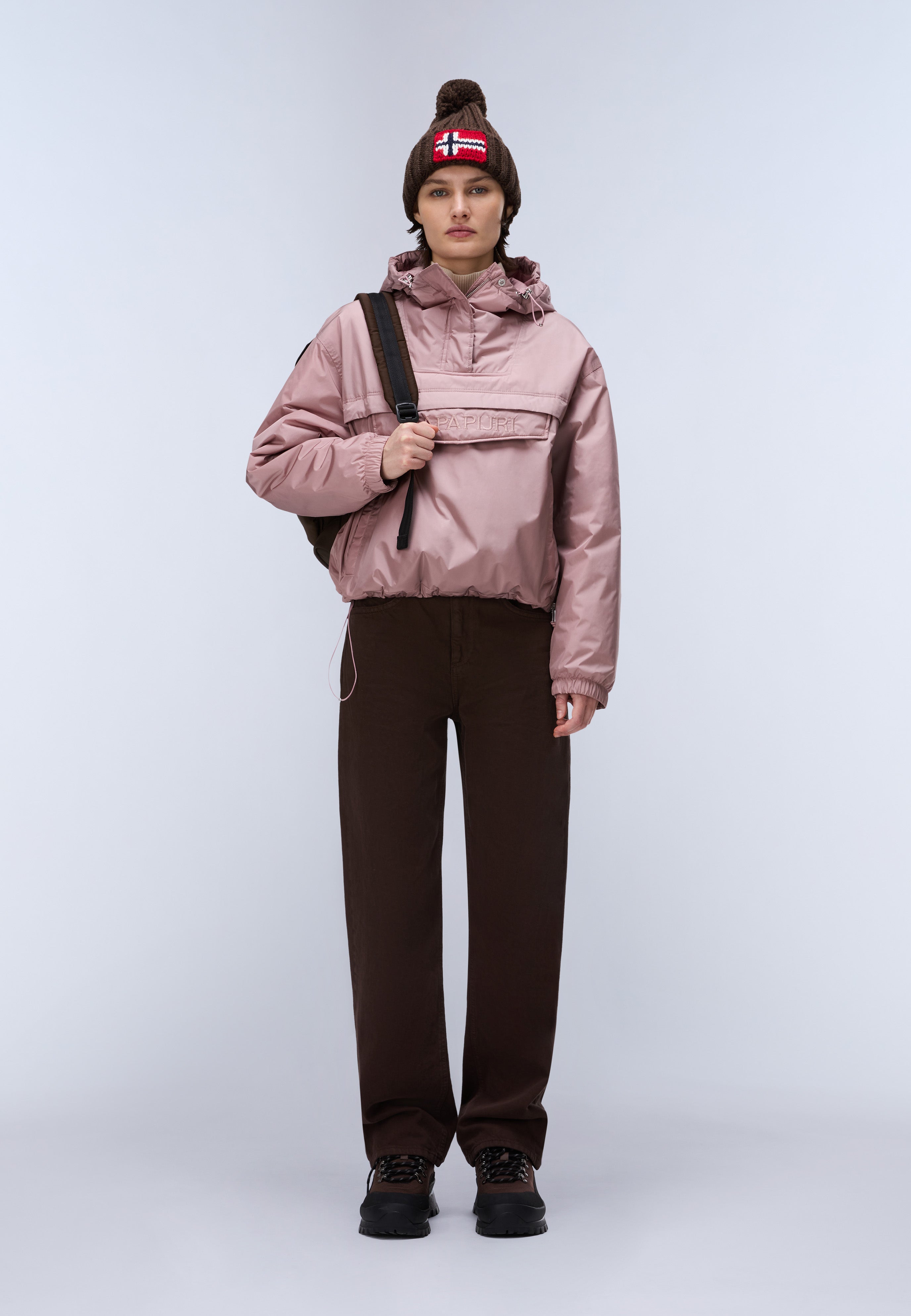 Anorakjacke RAINFOREST OPTIQUE W in P24 Blck Pink Jacken Napapijri