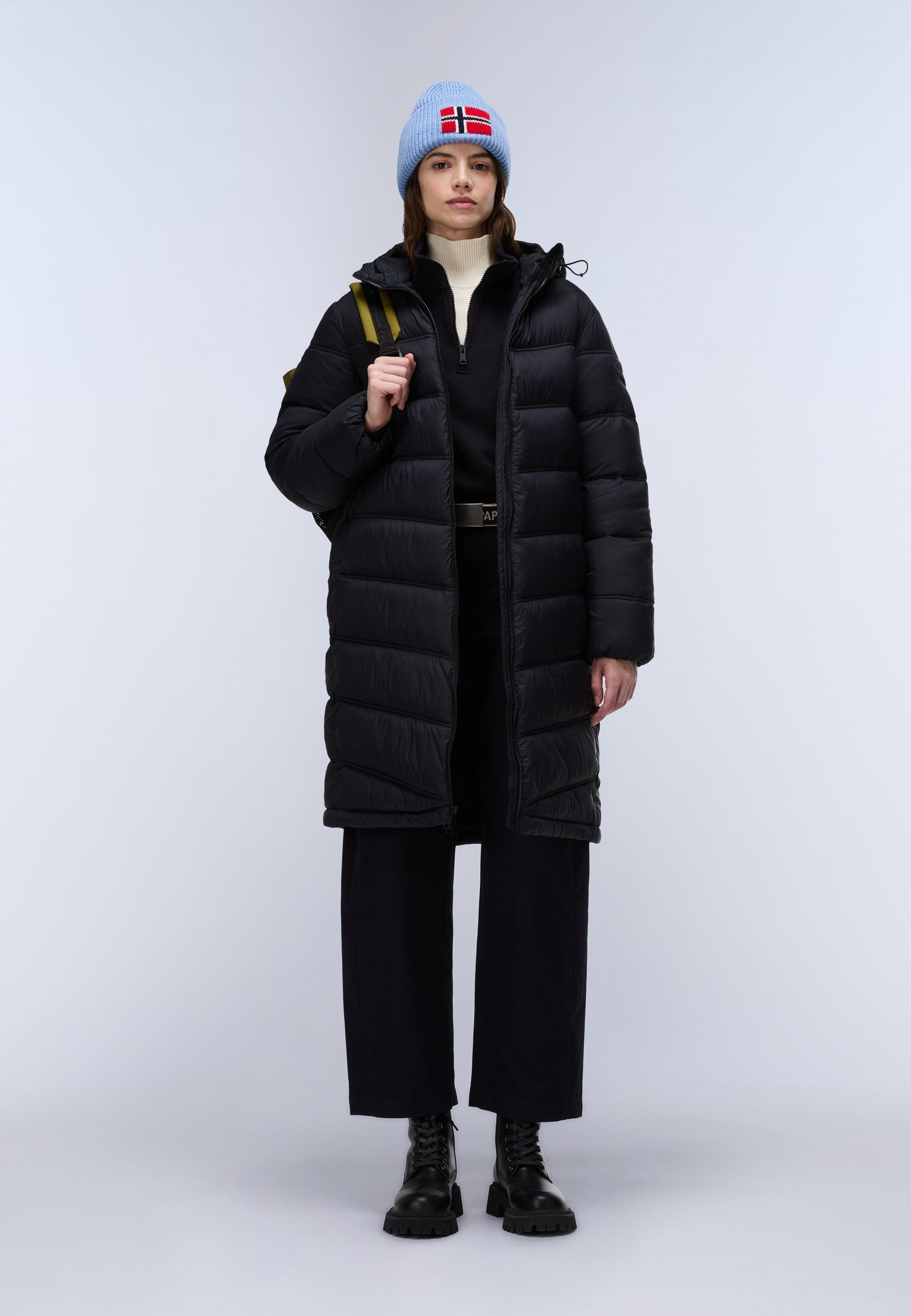 Wintermantel A-EGA L 1 W in Black Beauty Jacken Napapijri