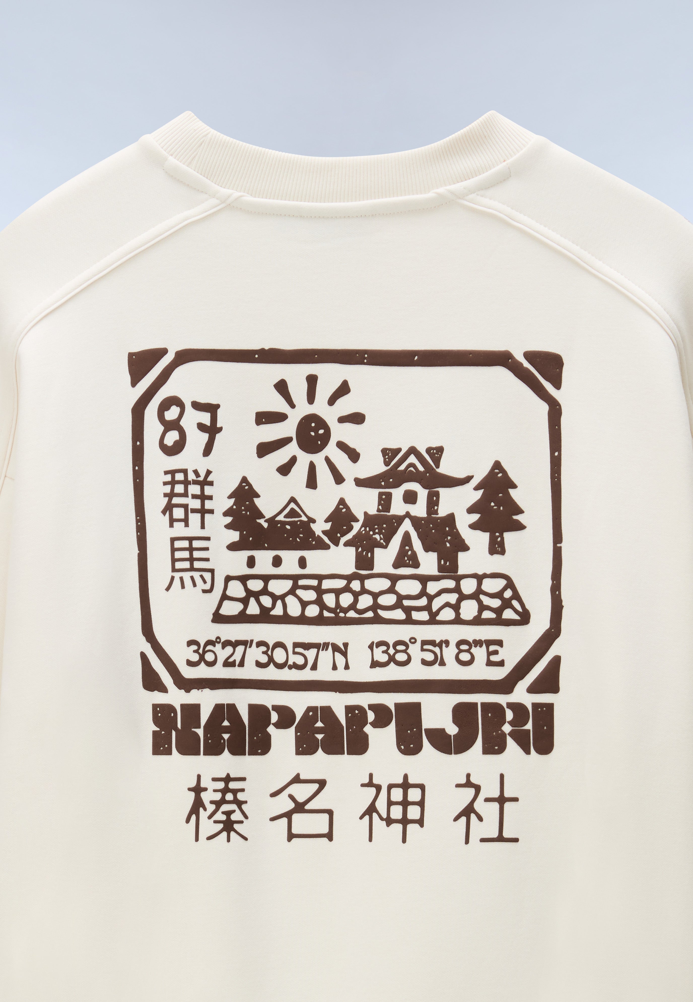 Sweatshirt B-TEZA C in White Whisper Sweatshirts Napapijri