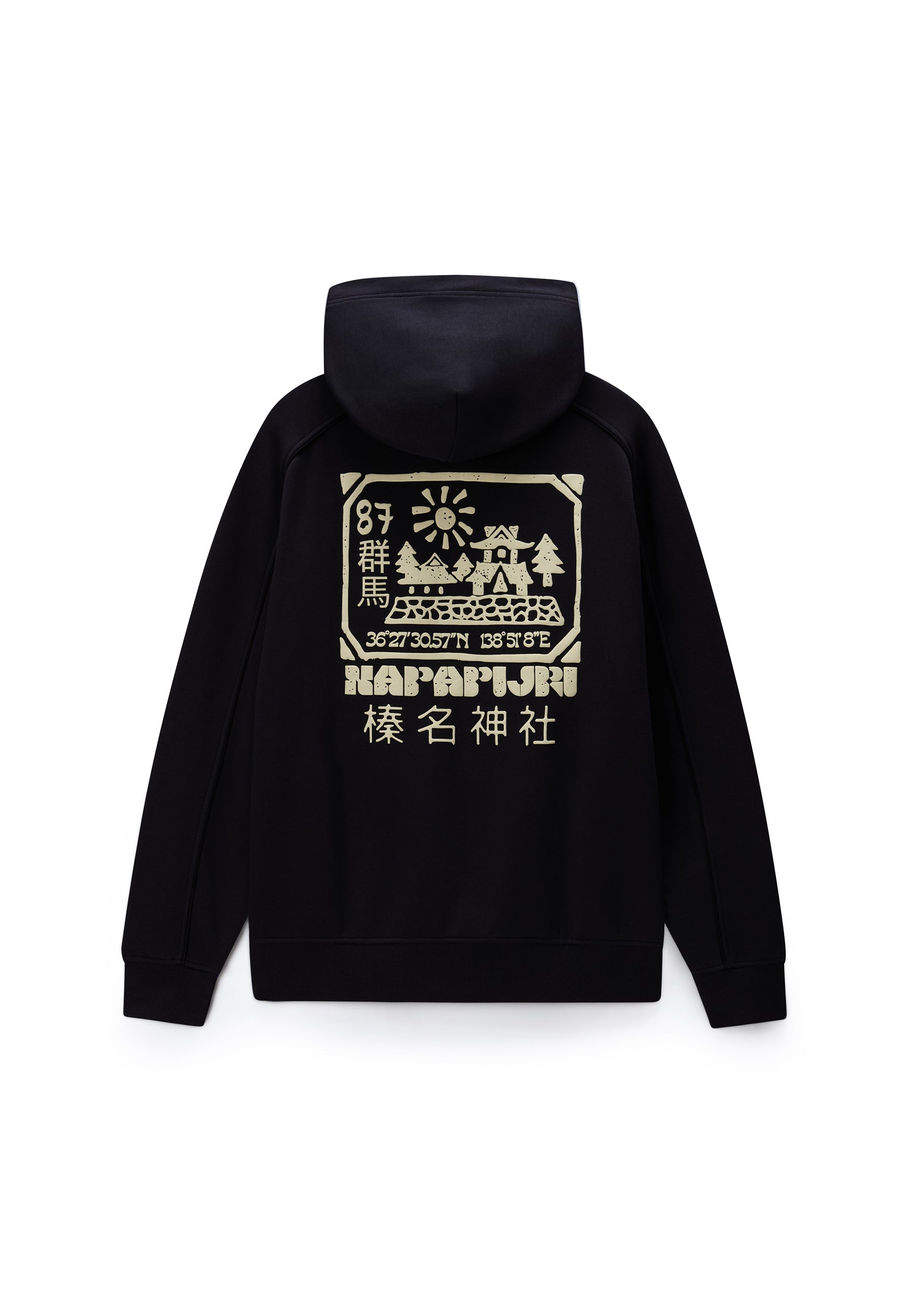 Kapuzenpullover B-TEZA H in Black Beauty Kapuzenpullover Napapijri