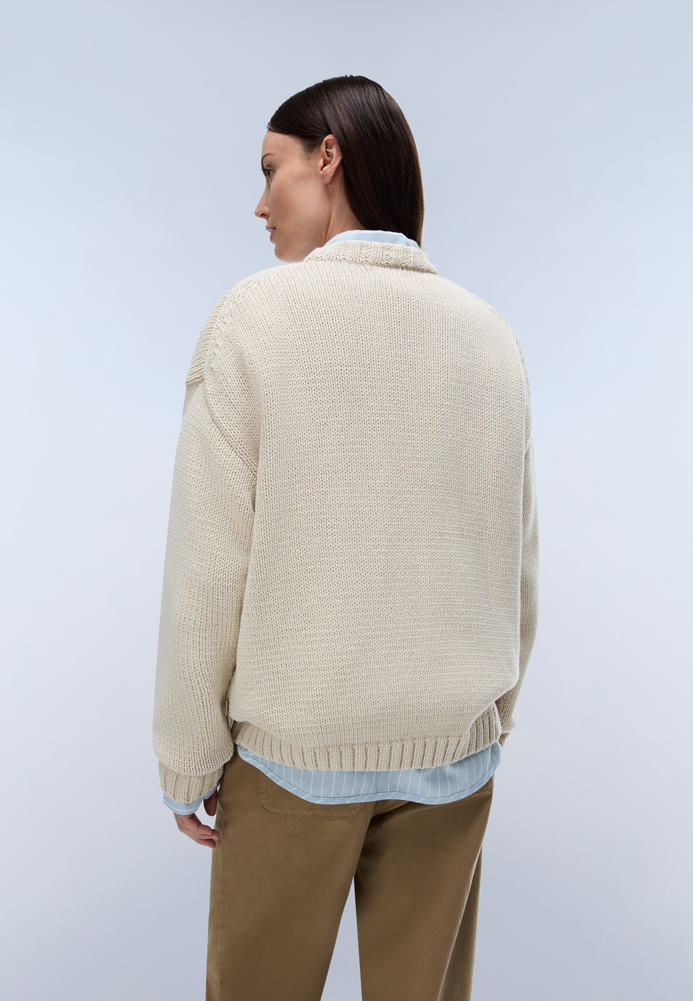 Pullover D-BLOOM C W in Putty N5E Pullover Napapijri