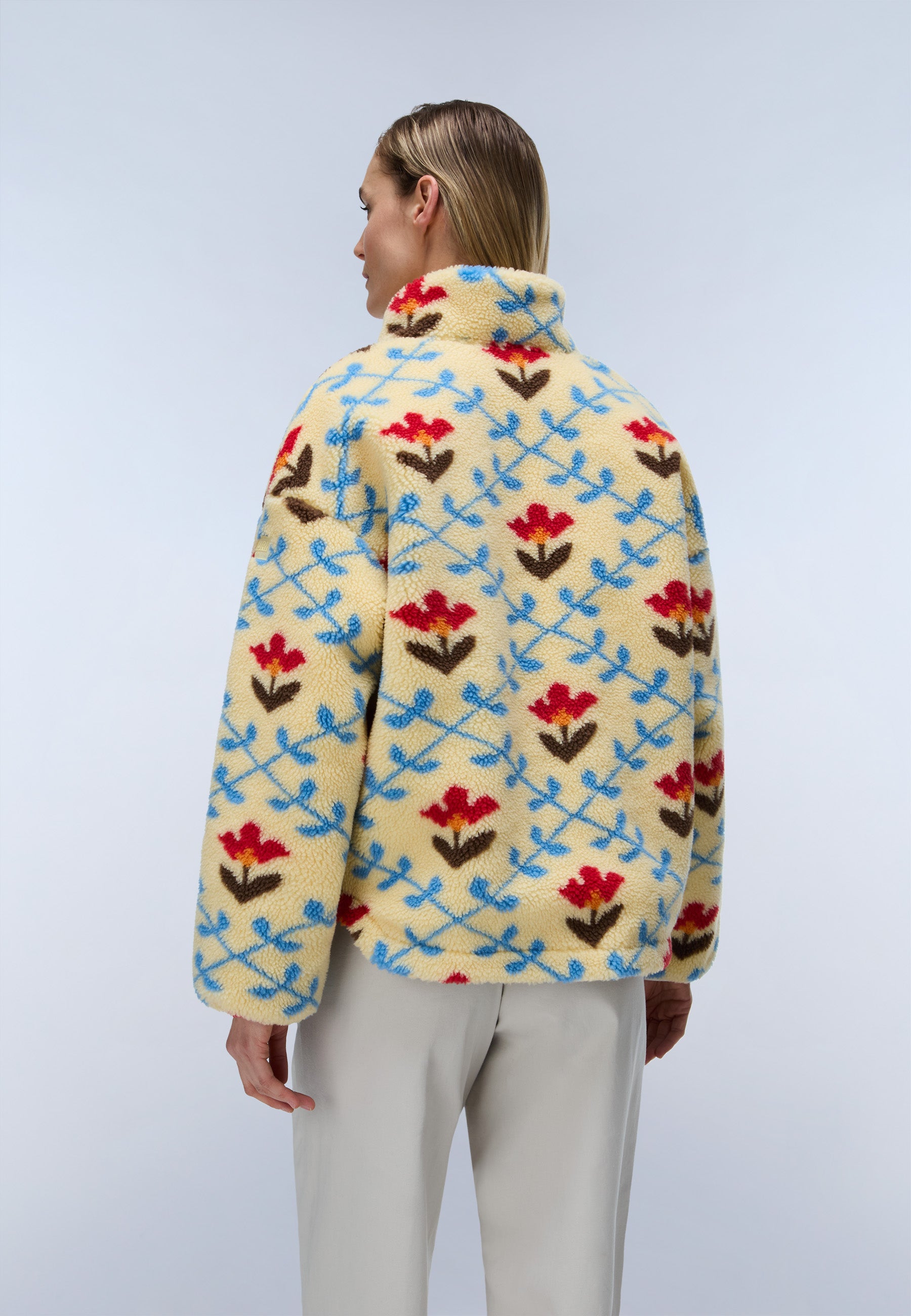 Fleecejacke T-SHIMA W in Aop Flower Fdu Jacken Napapijri