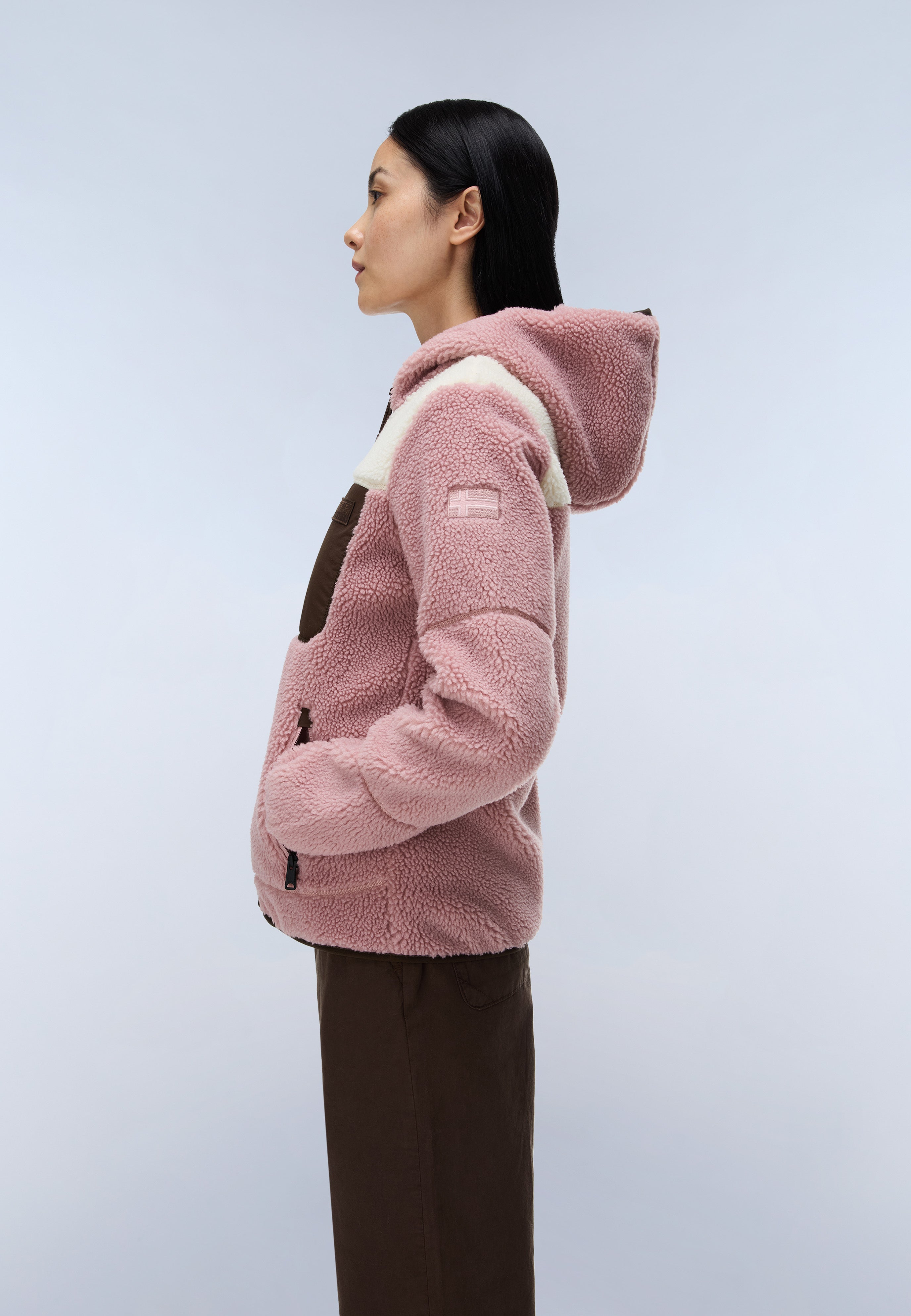 Fleecejacke YUPIK OG H W 1 in Pink Woodrose Jacken Napapijri