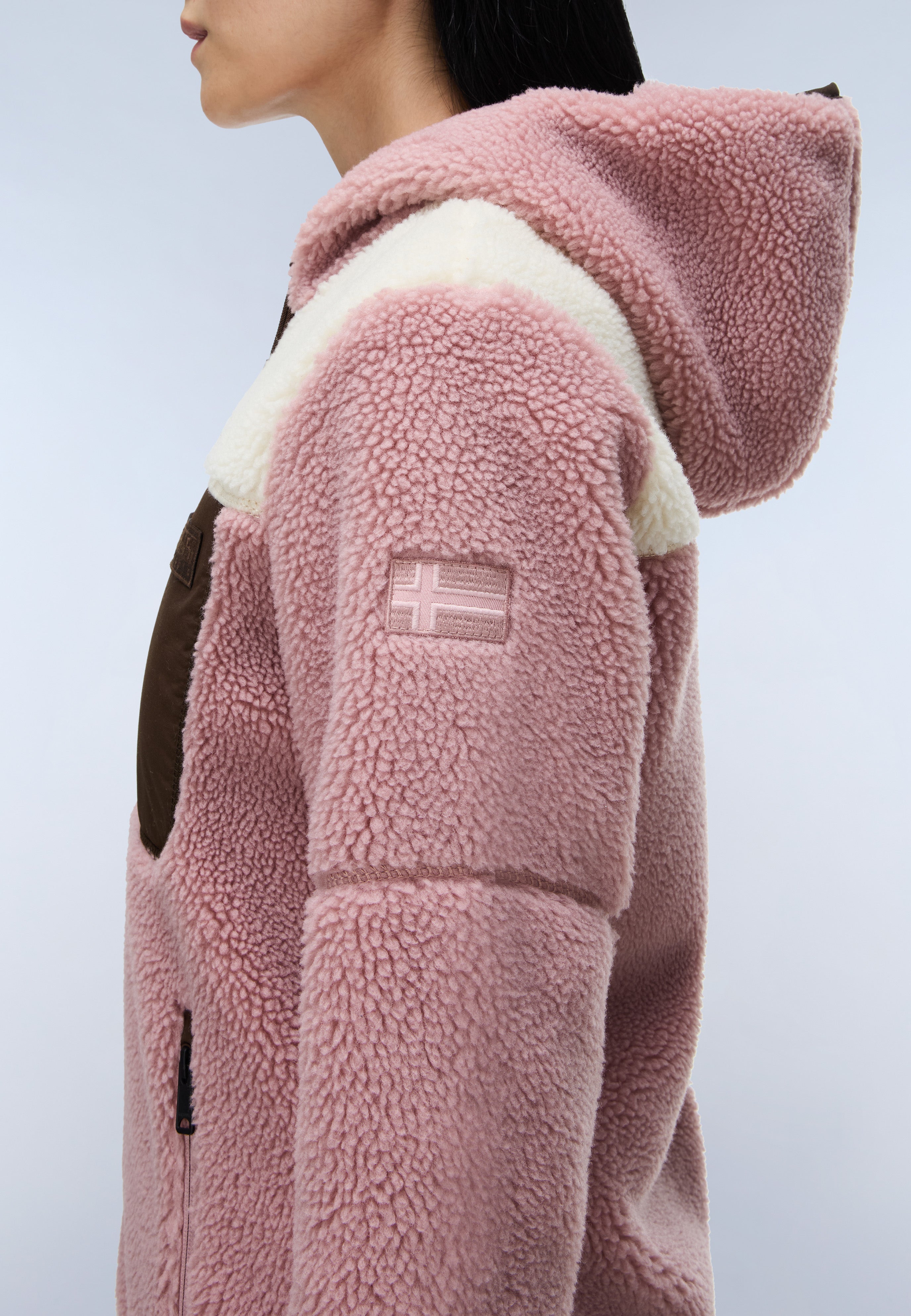 Fleecejacke YUPIK OG H W 1 in Pink Woodrose Jacken Napapijri