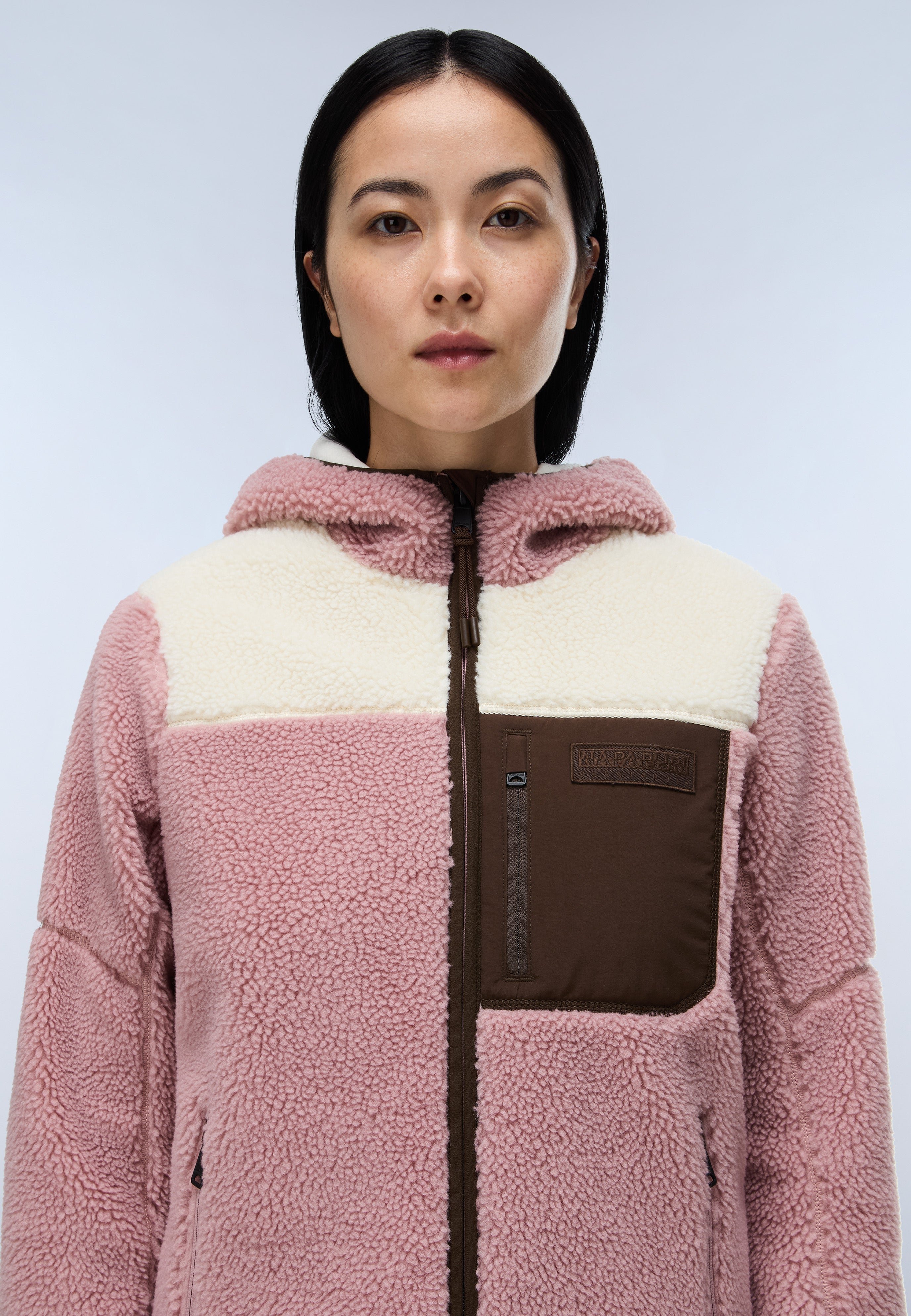 Fleecejacke YUPIK OG H W 1 in Pink Woodrose Jacken Napapijri