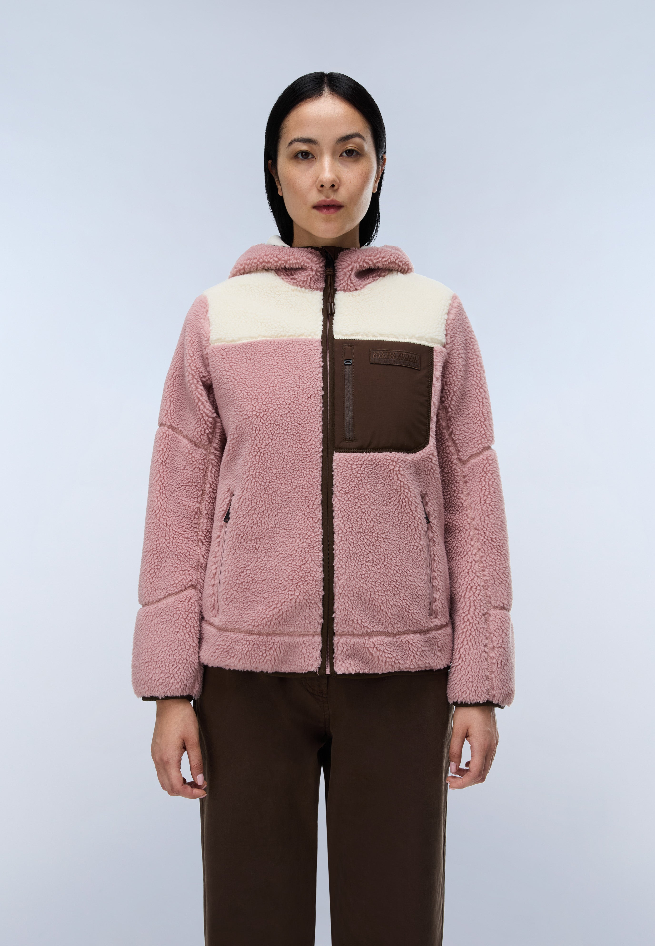 Fleecejacke YUPIK OG H W 1 in Pink Woodrose Jacken Napapijri