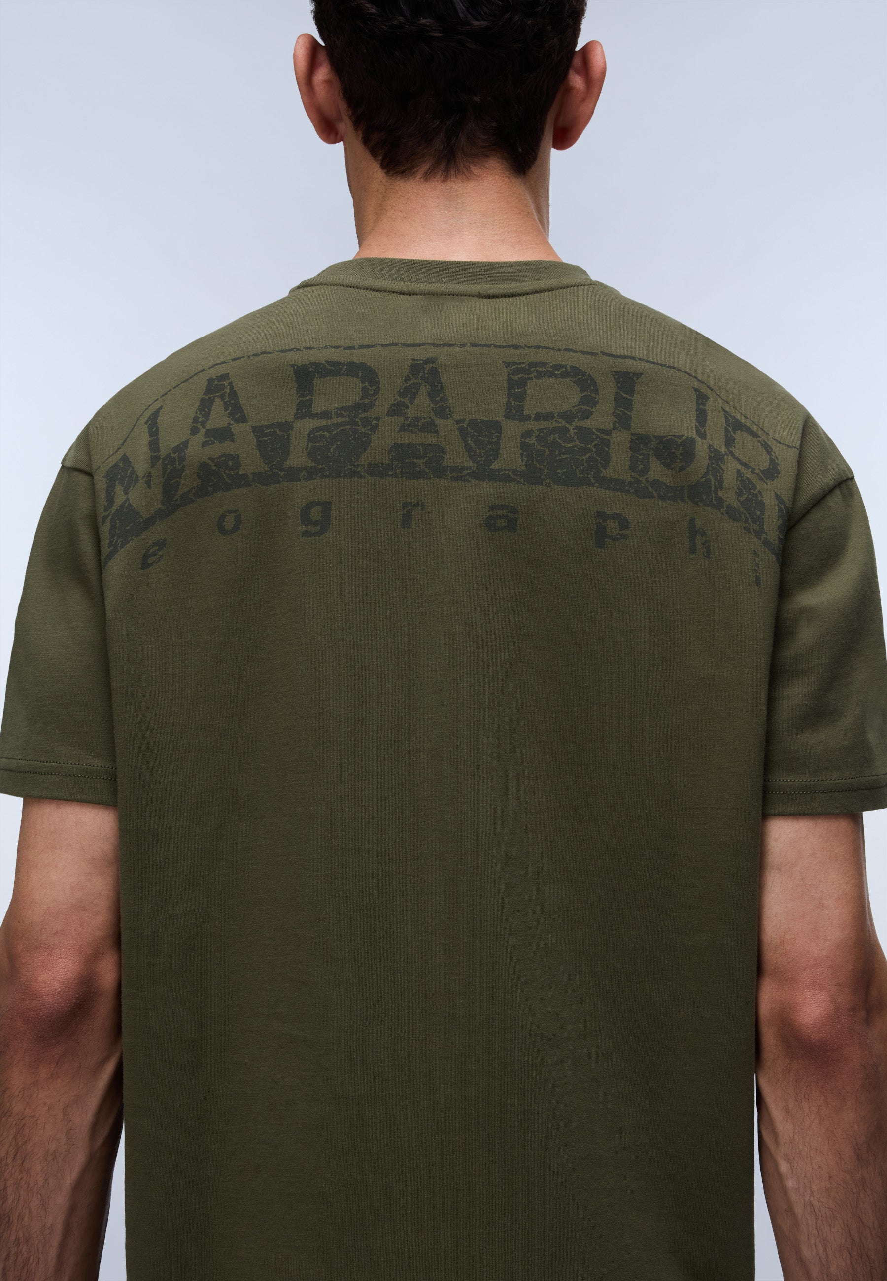 T-Shirt S-YOURTE SS in Olive Night G1F T-Shirts Napapijri