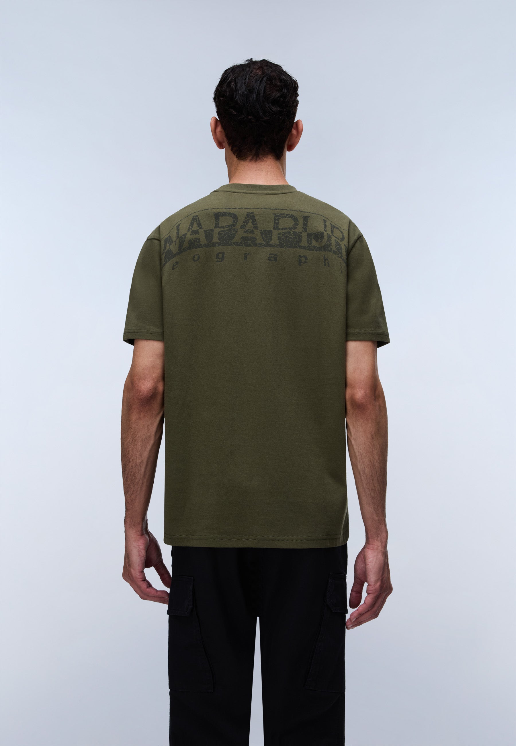 T-Shirt S-YOURTE SS in Olive Night G1F T-Shirts Napapijri