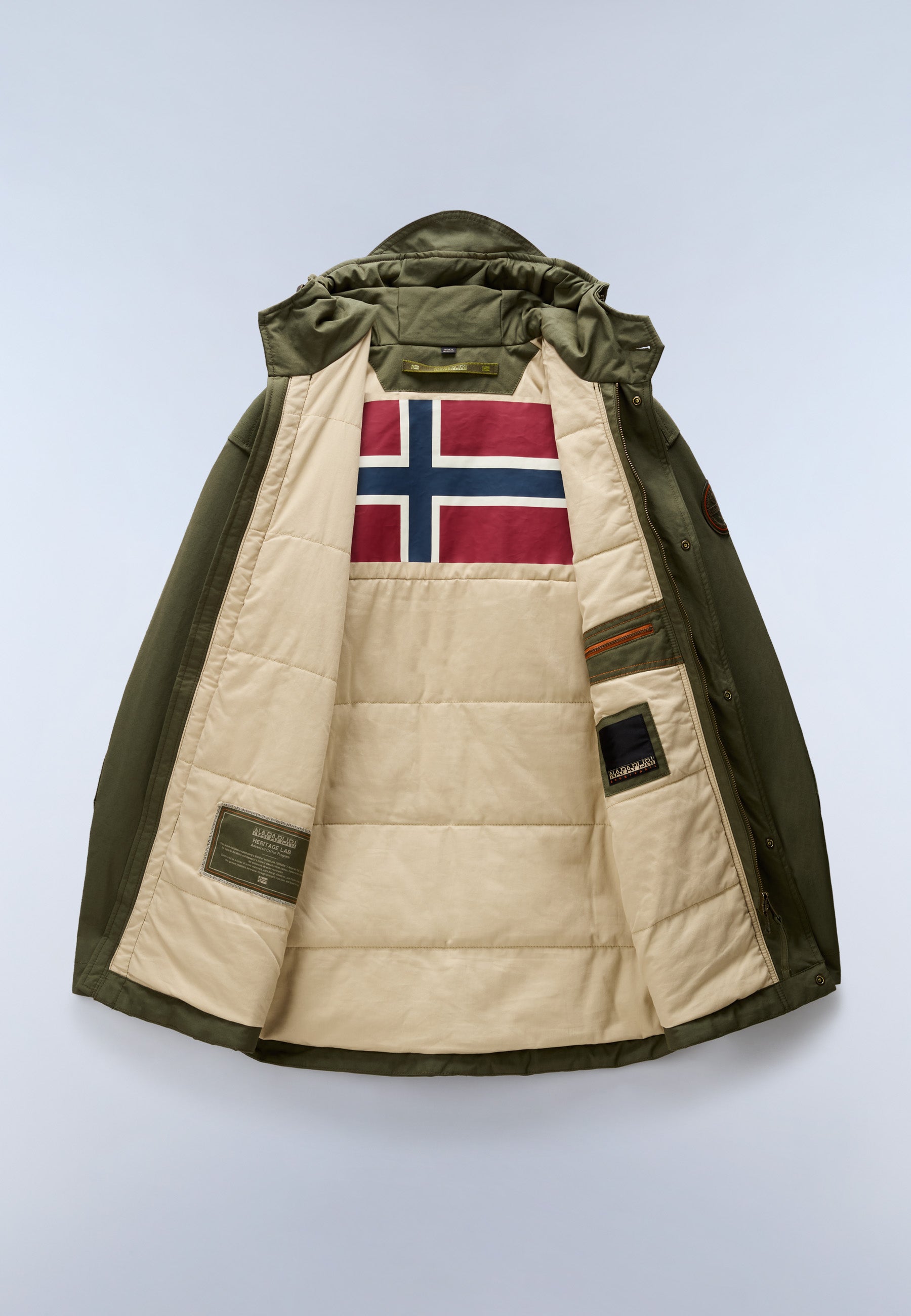 Parka A-ASKO PARKA in Olive Night G1F Jacken Napapijri