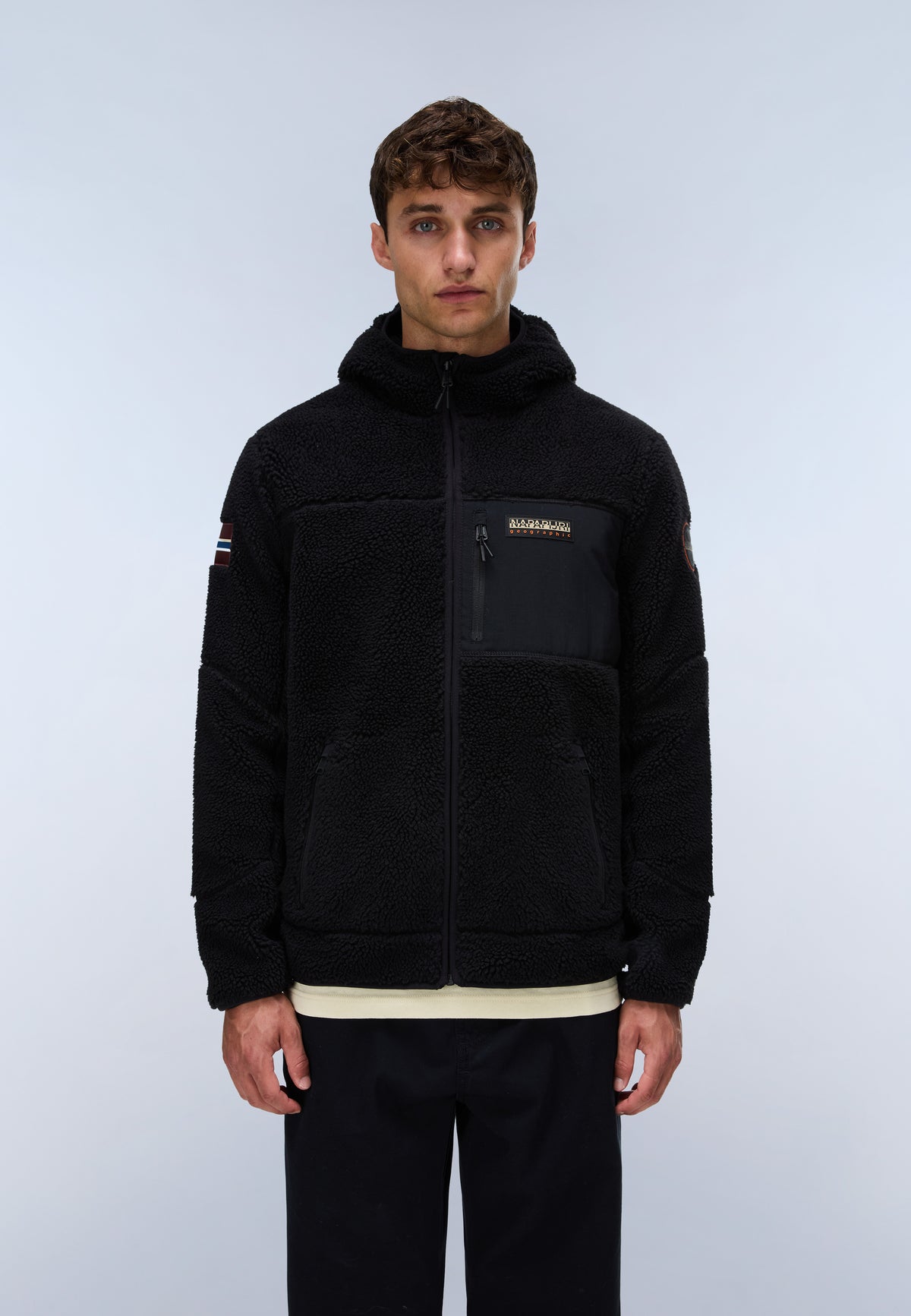 Fleecejacke YUPIK FZH 6 in Black Beauty Jacken Napapijri