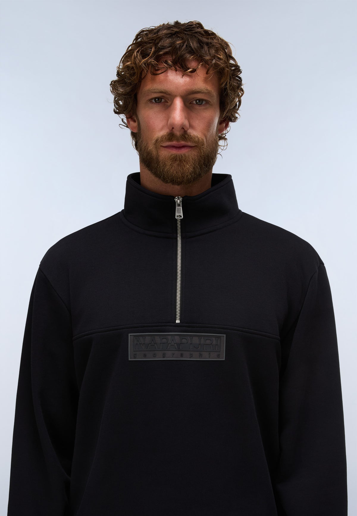 Sweatshirt B-BOX LOGO HZ WI in Black Beauty Sweatshirts Napapijri
