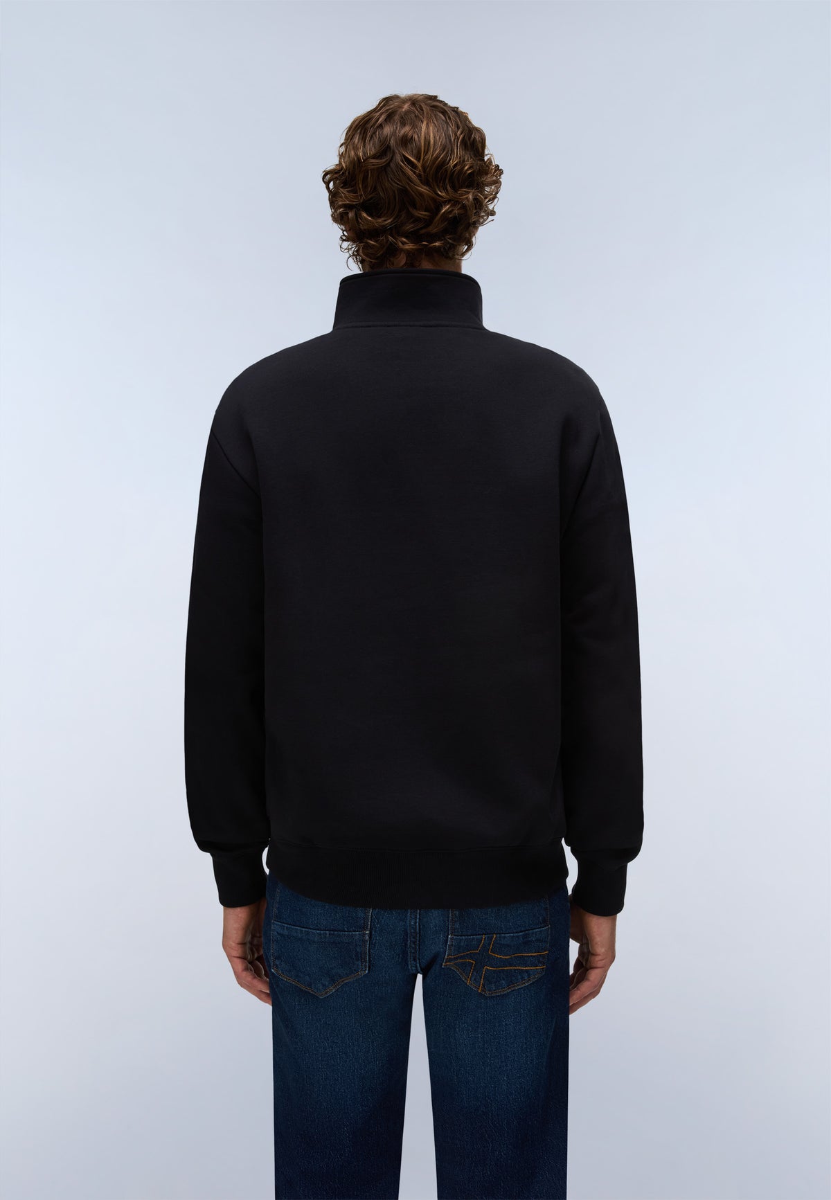 Sweatshirt B-BOX LOGO HZ WI in Black Beauty Sweatshirts Napapijri