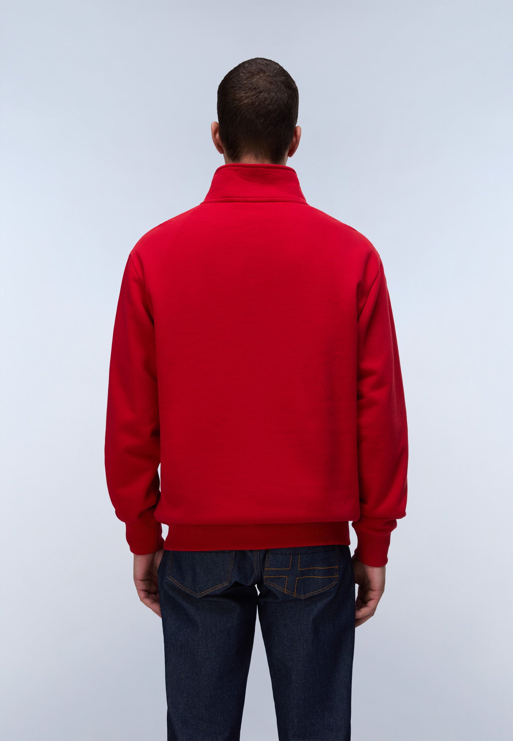 Sweatshirt B-BOX LOGO HZ WI in Haute Red R1F Sweatshirts Napapijri