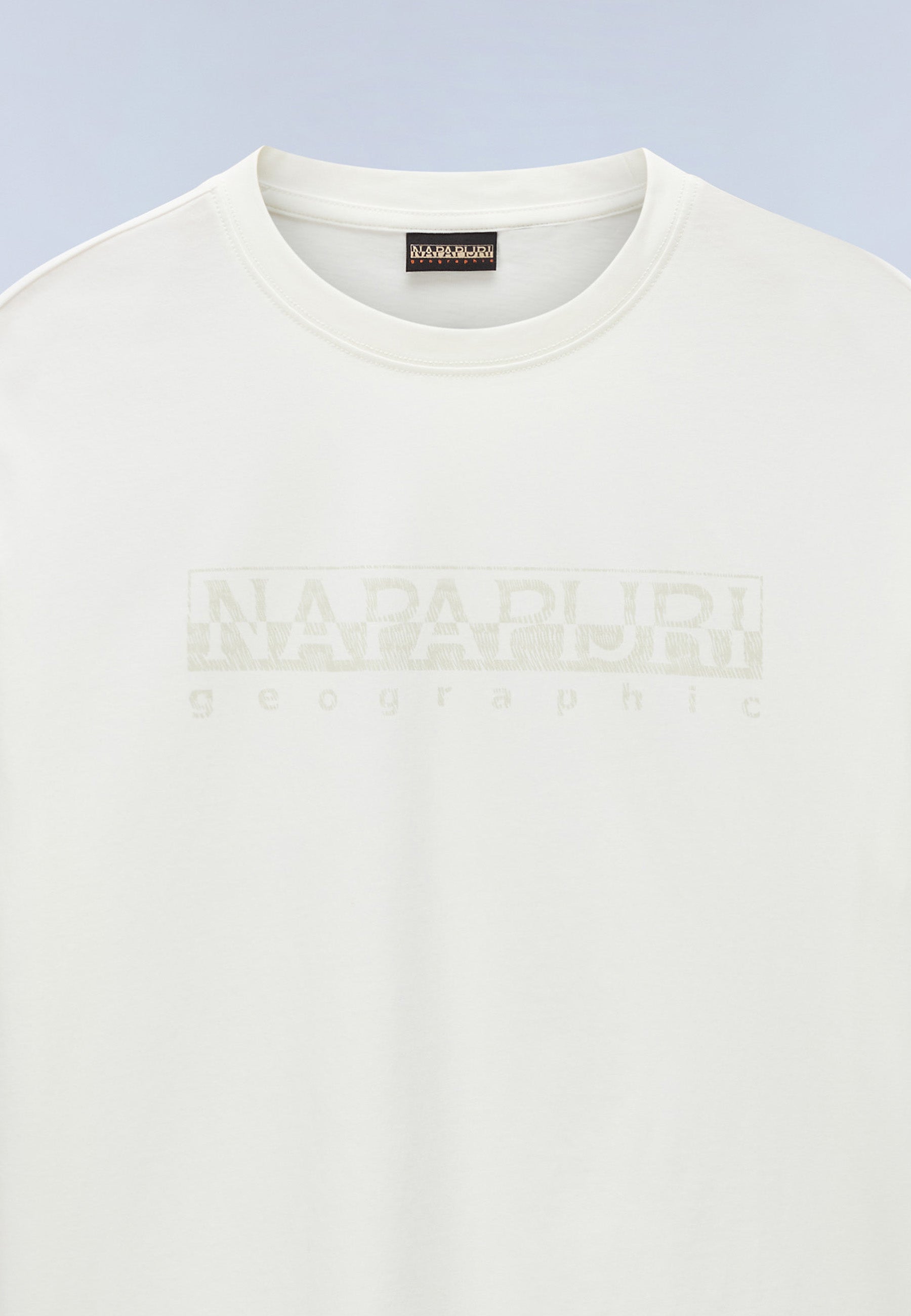 T-Shirt S-BOLLO SS 3 in White Heron T-Shirts Napapijri