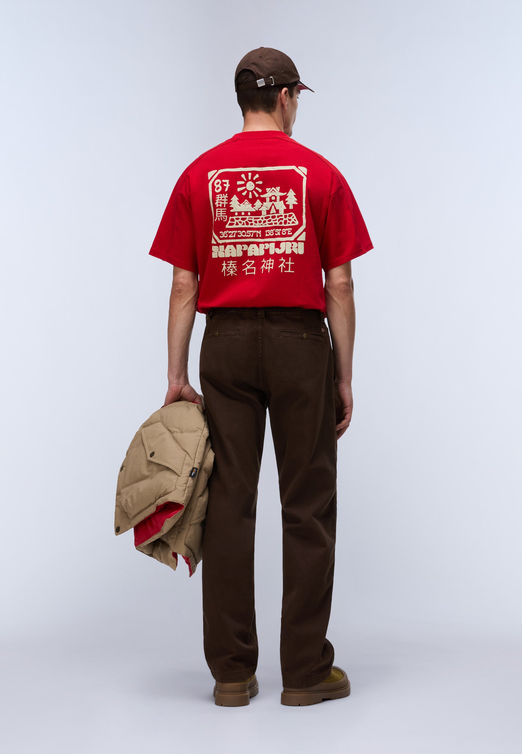 T-Shirt S-TEZA SS in Haute Red R1F T-Shirts Napapijri