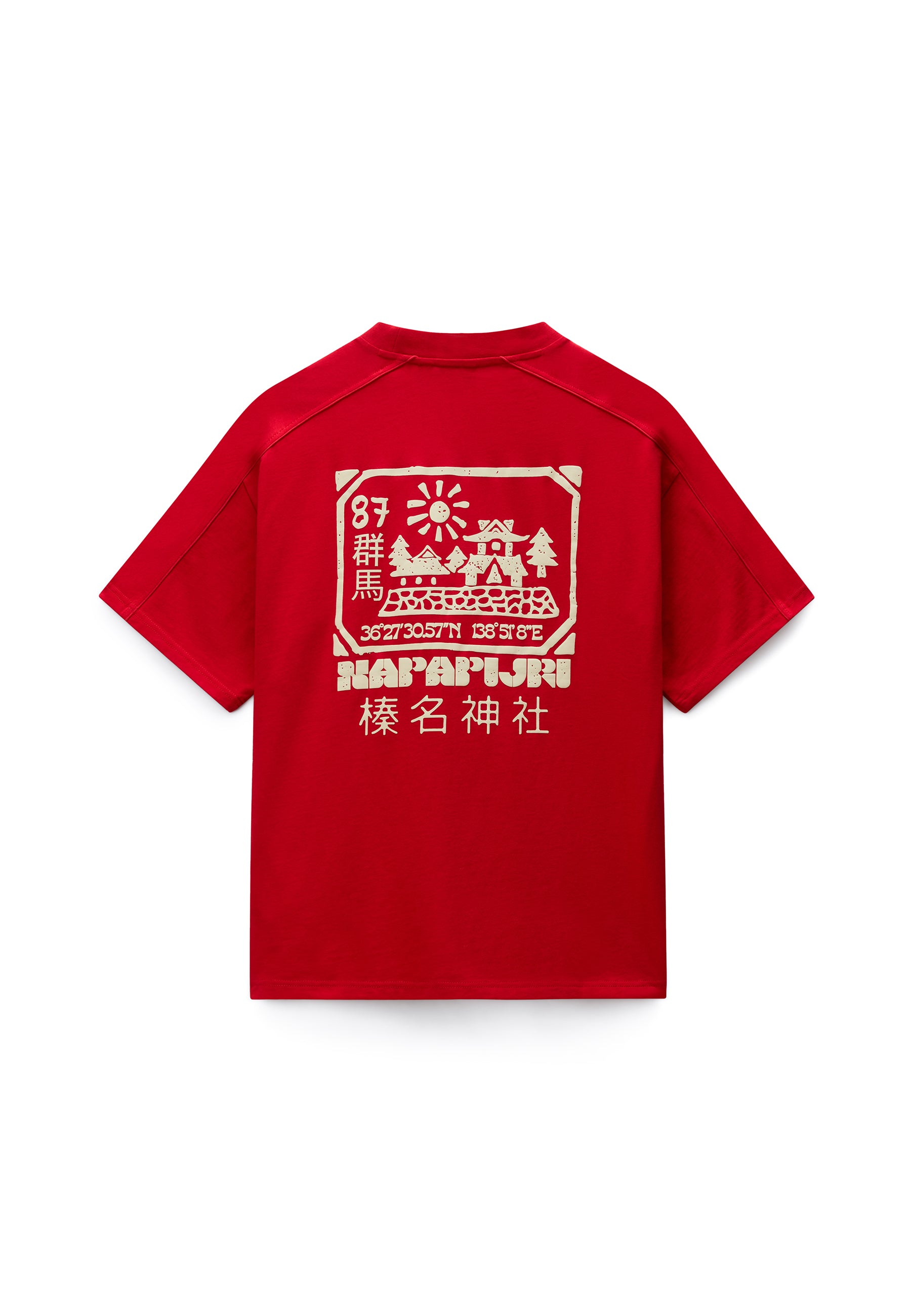 T-Shirt S-TEZA SS in Haute Red R1F T-Shirts Napapijri