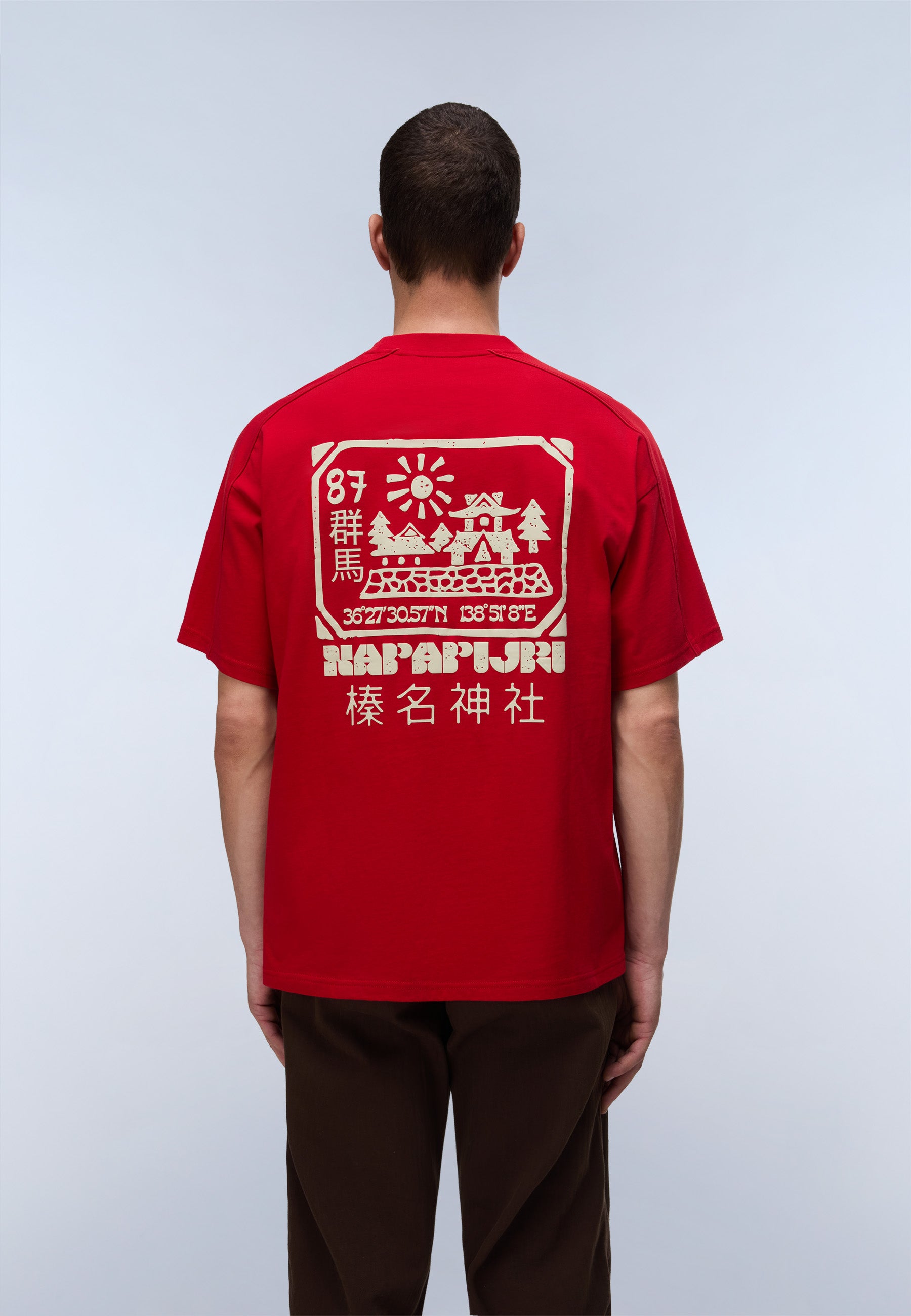 T-Shirt S-TEZA SS in Haute Red R1F T-Shirts Napapijri