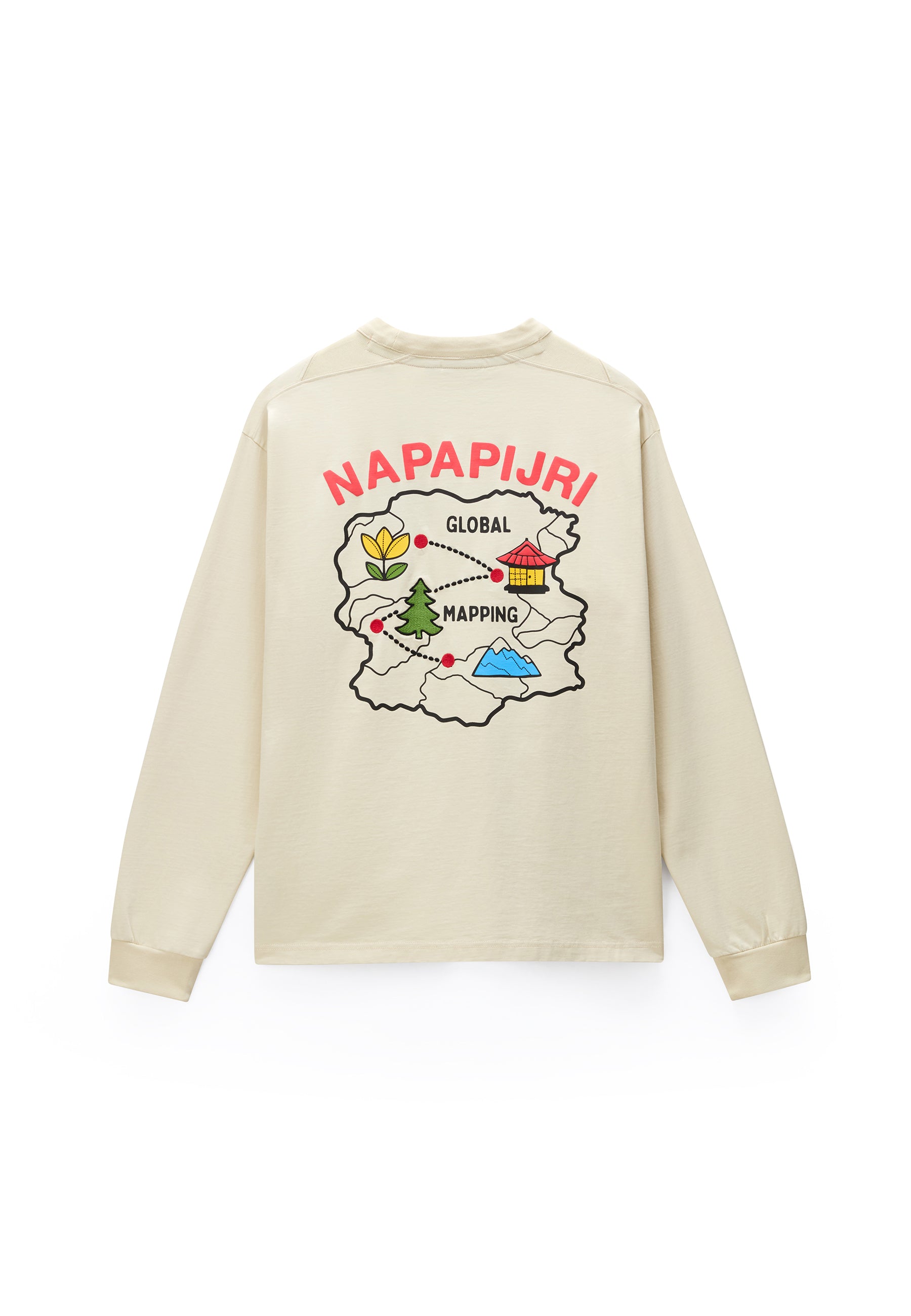 Langarmshirt S-TENRI LS in Fancy Fya T-Shirts Napapijri