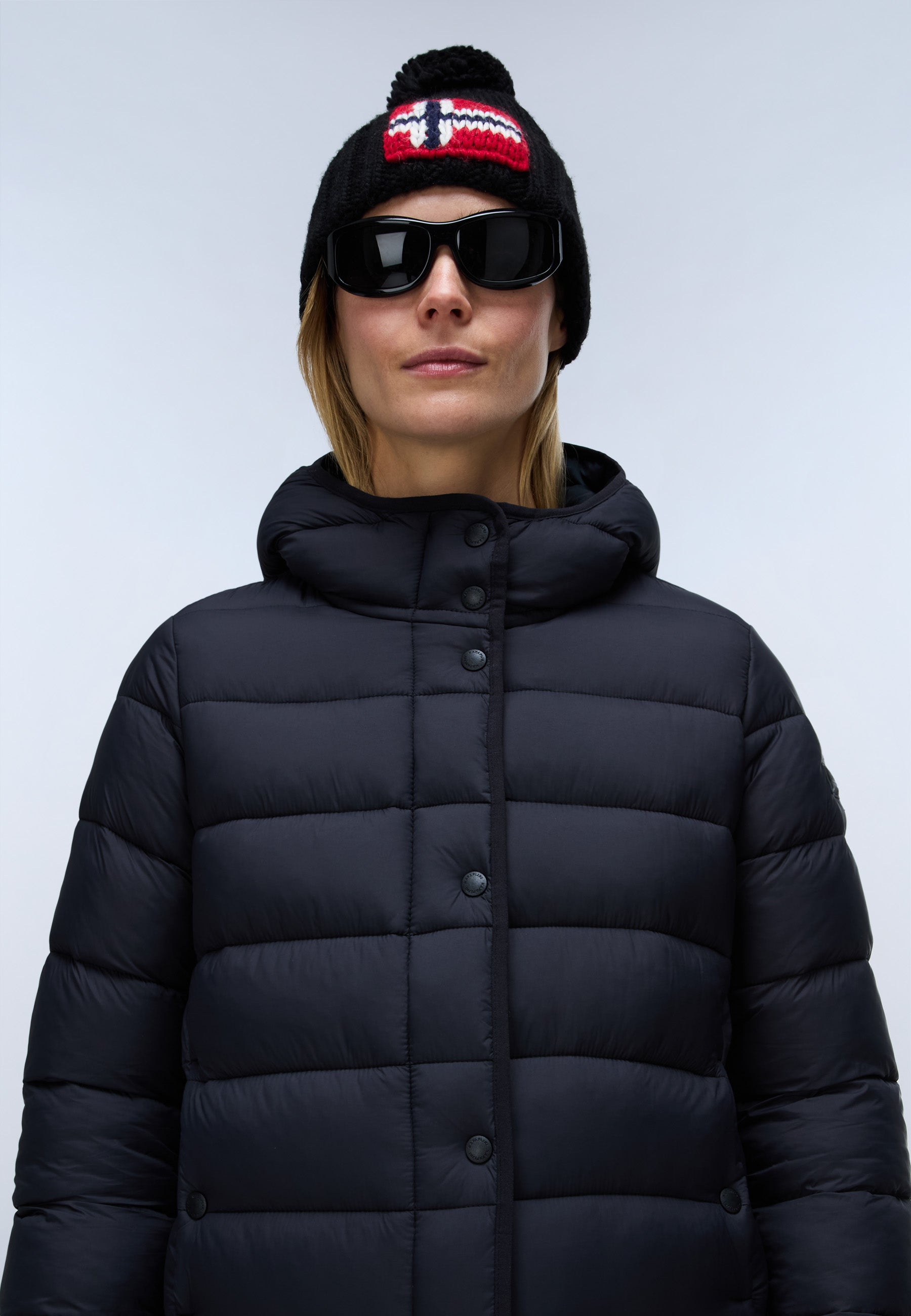 Wintermantel A-AERINS MED H W in Black Beauty Jacken Napapijri
