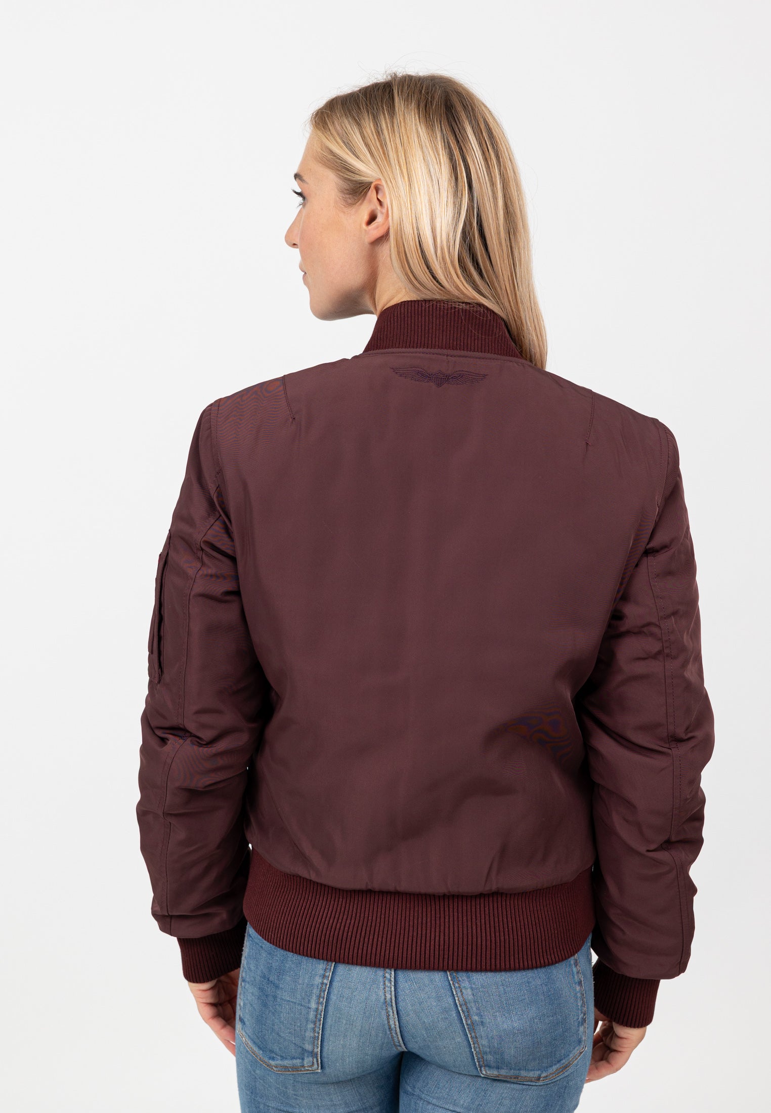 Original-W in Burgundy Jacken Bombers Original