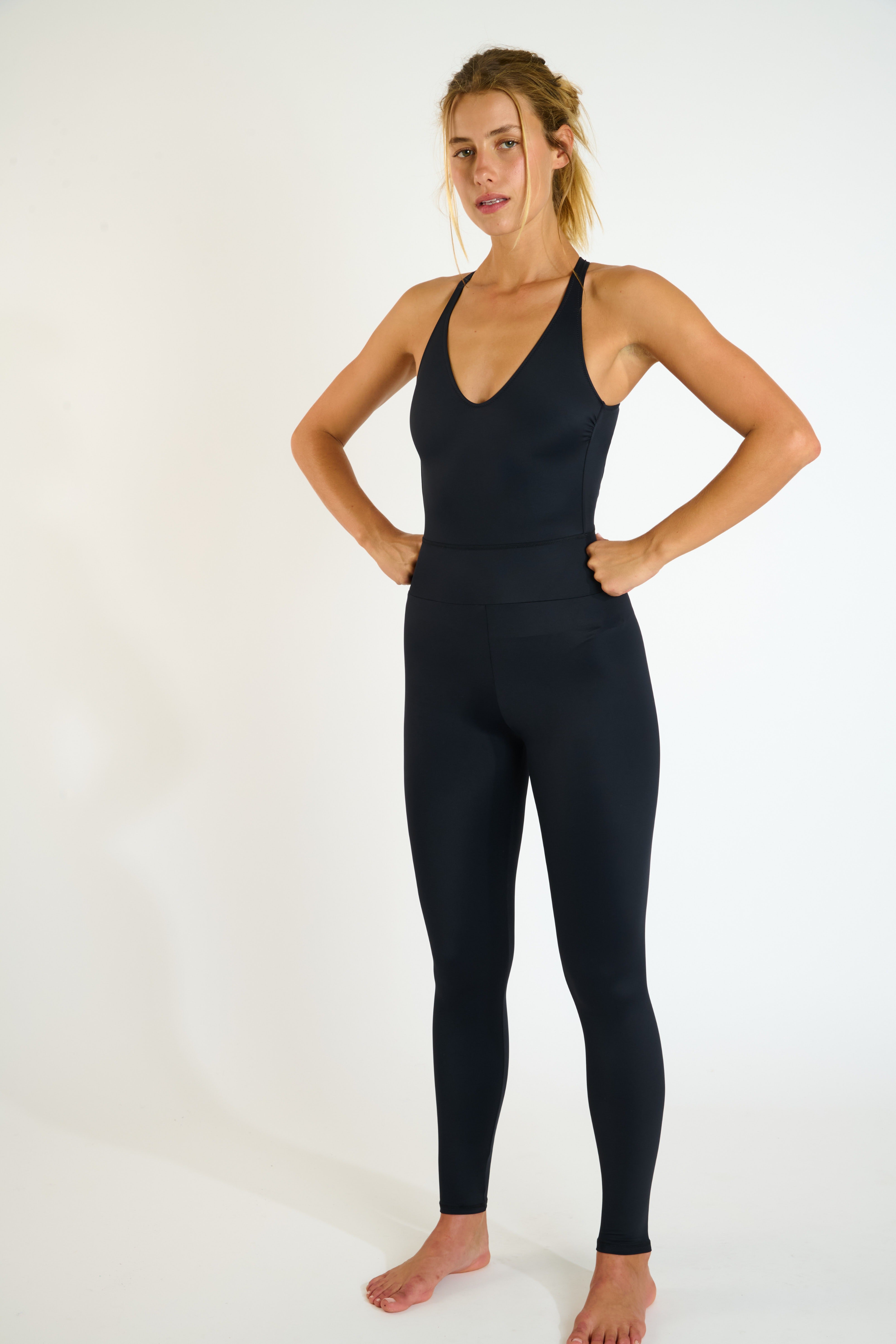 POWER-WELLNESS Jumpsuit in Noir