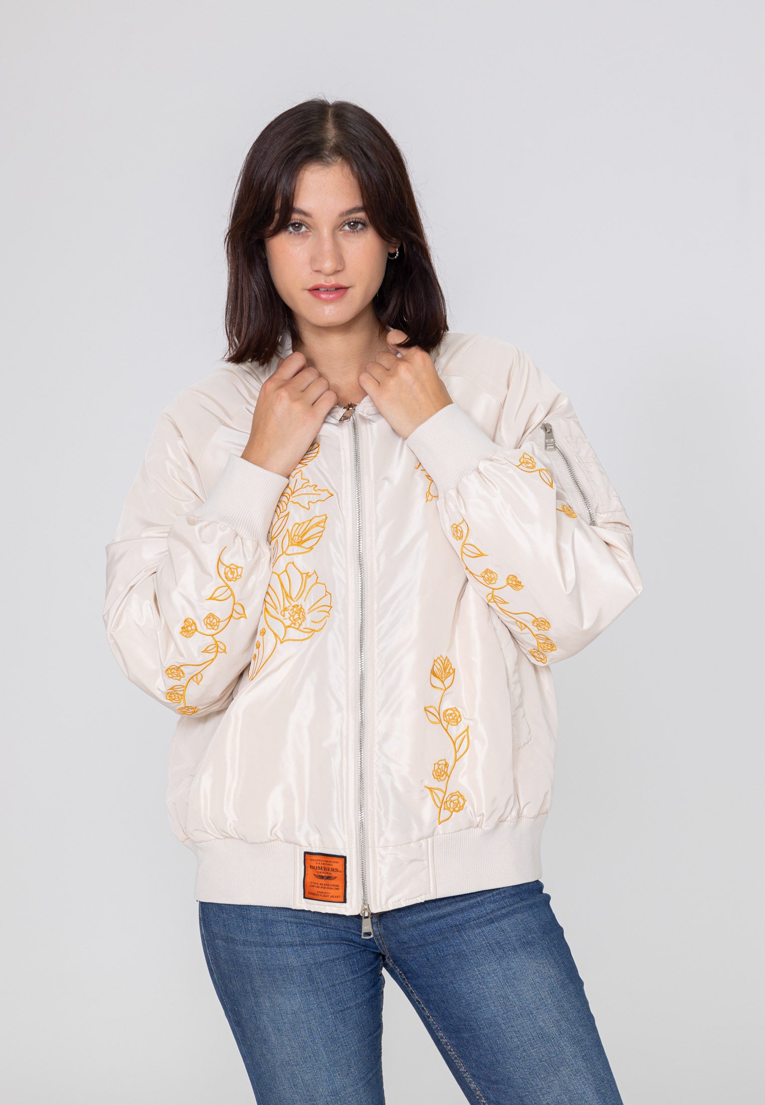 Princess W Bomberjacke in Cream Jacken Bombers Original   