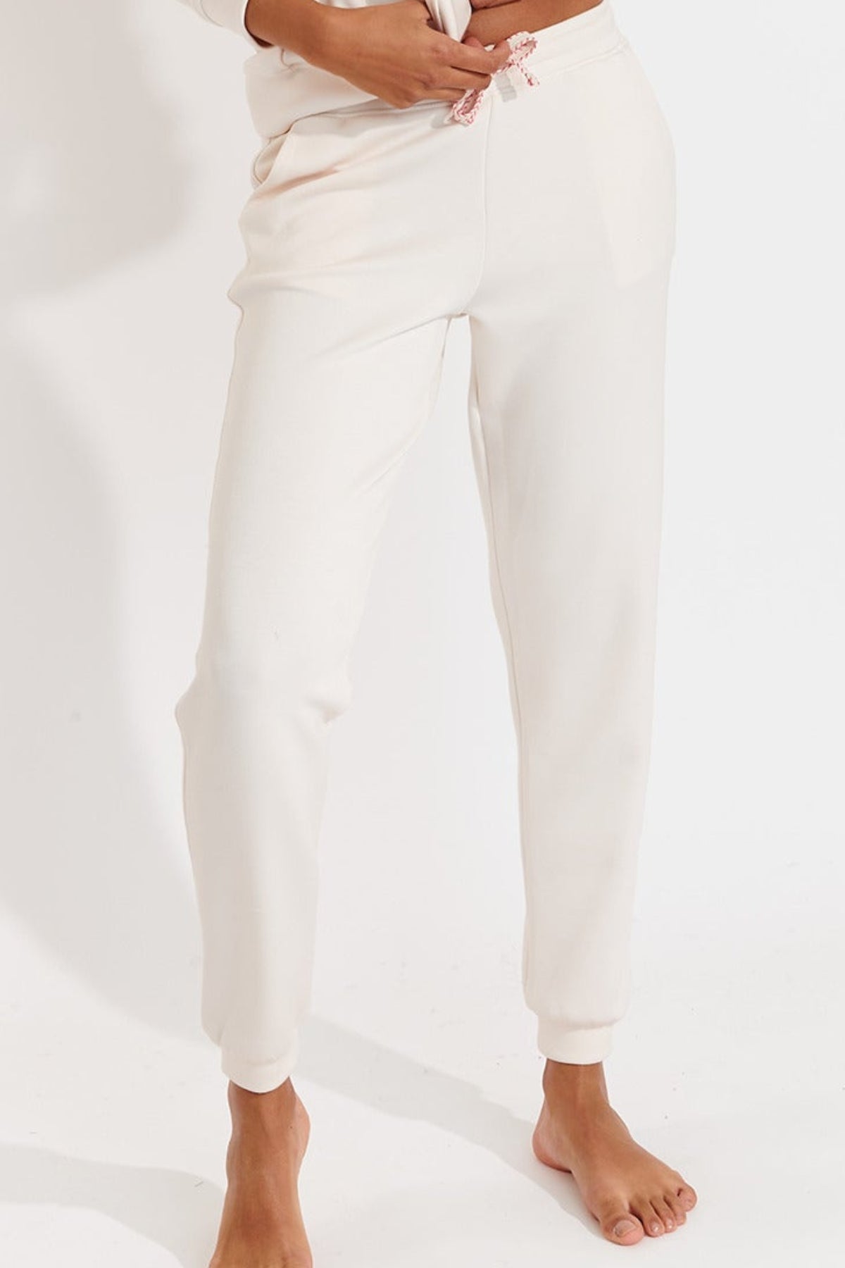 QUICK-BAYJOY Jogginghose in Creme Hosen Banana Moon   