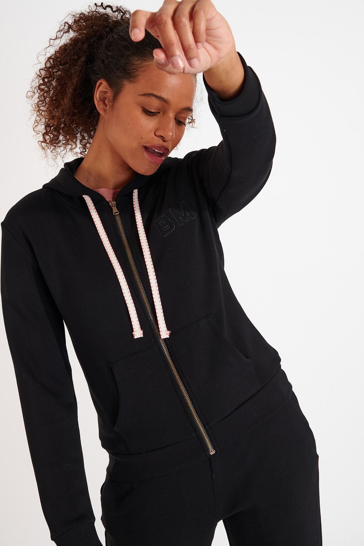 FRESCO-BAYJOY Sweatjacke in Noir Sweatjacken Banana Moon