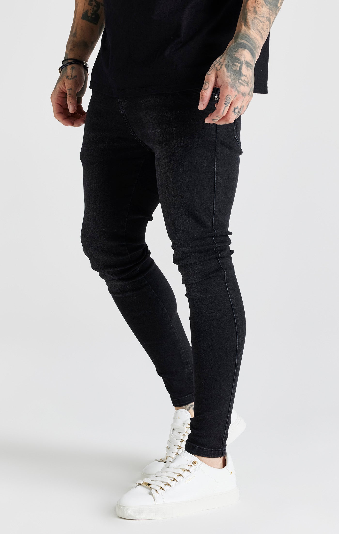 Essential Skinny Jean in Black Jeans SikSilk   