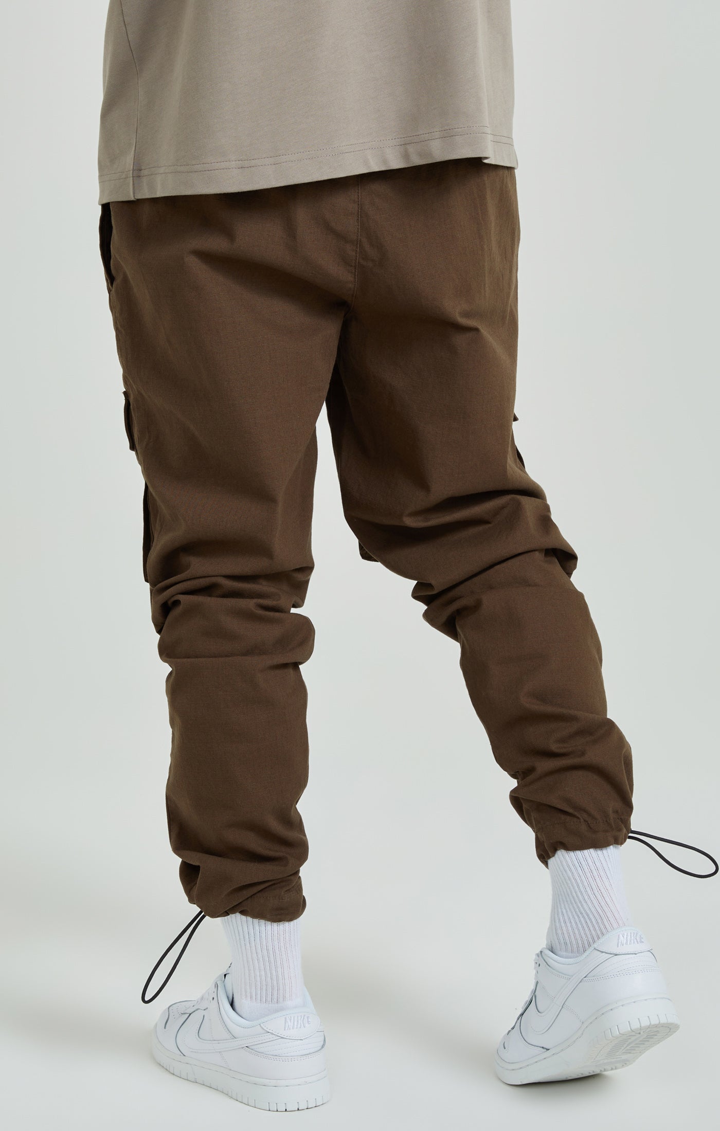 Ripstop Cargo Pants in Brown Hosen SikSilk   