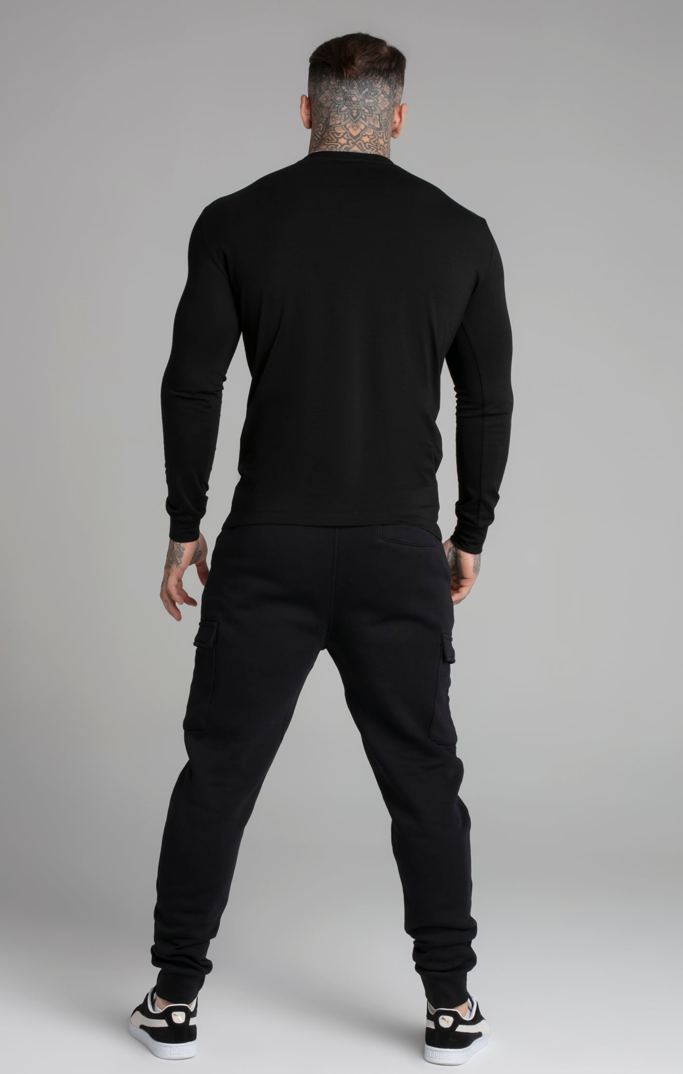 Essential Sweatshirt in Black Sweatshirts SikSilk   