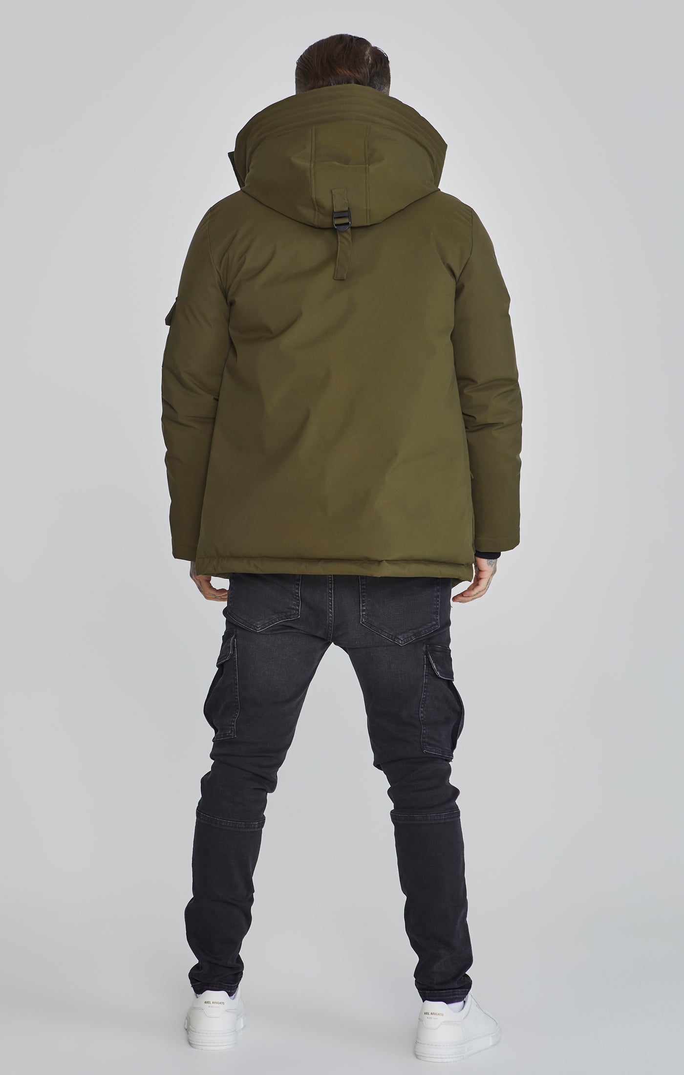 Parka in Green Jacken SikSilk   