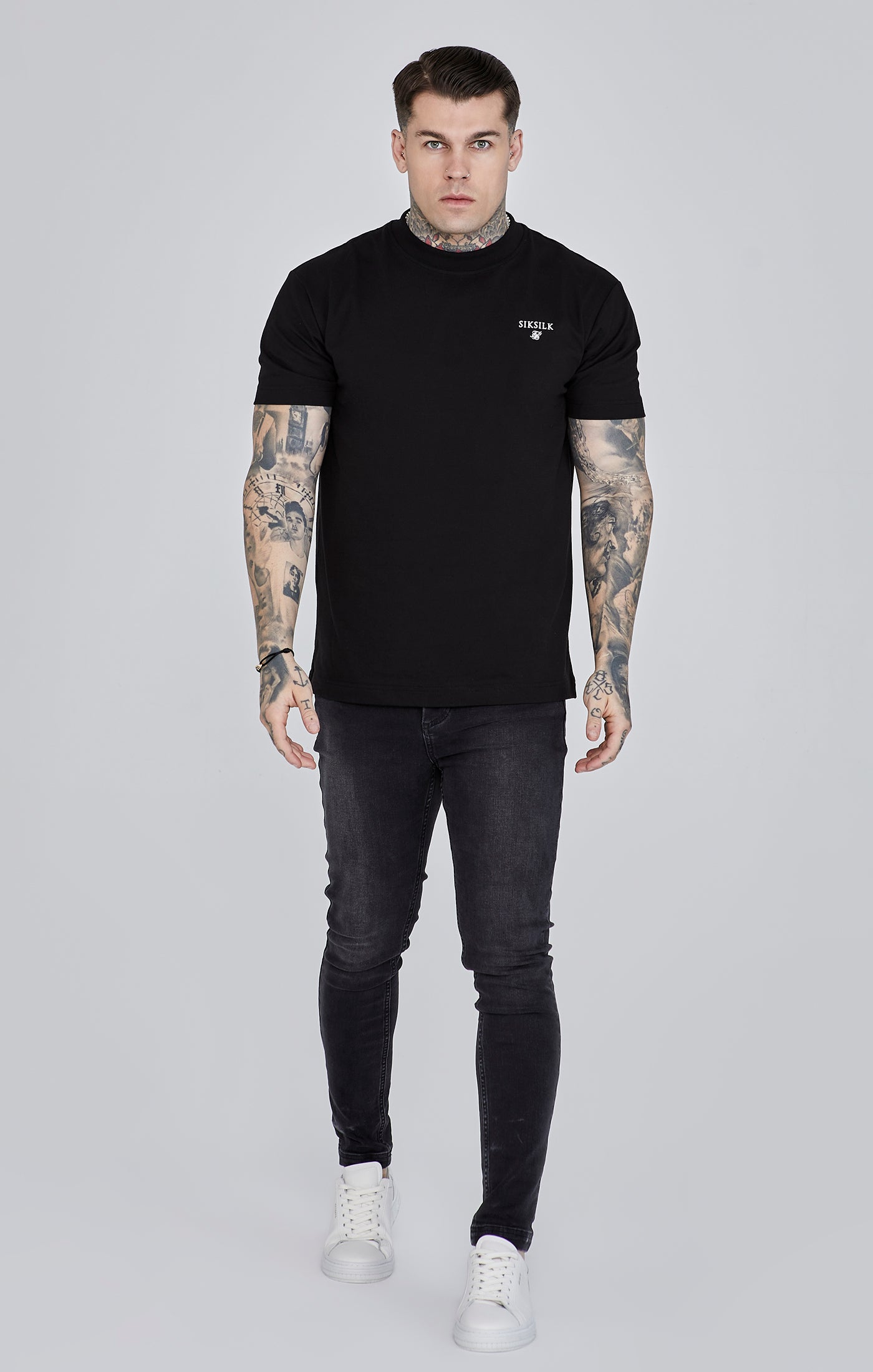 Skinny Jeans in Black Jeans SikSilk   