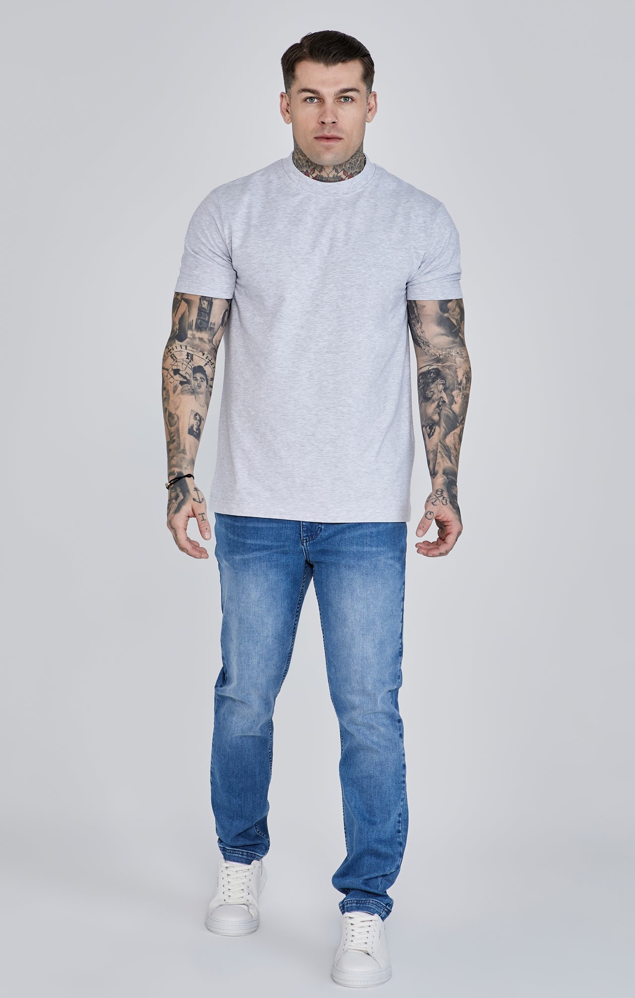 Slim Fit Jeans in Blue Jeans SikSilk   