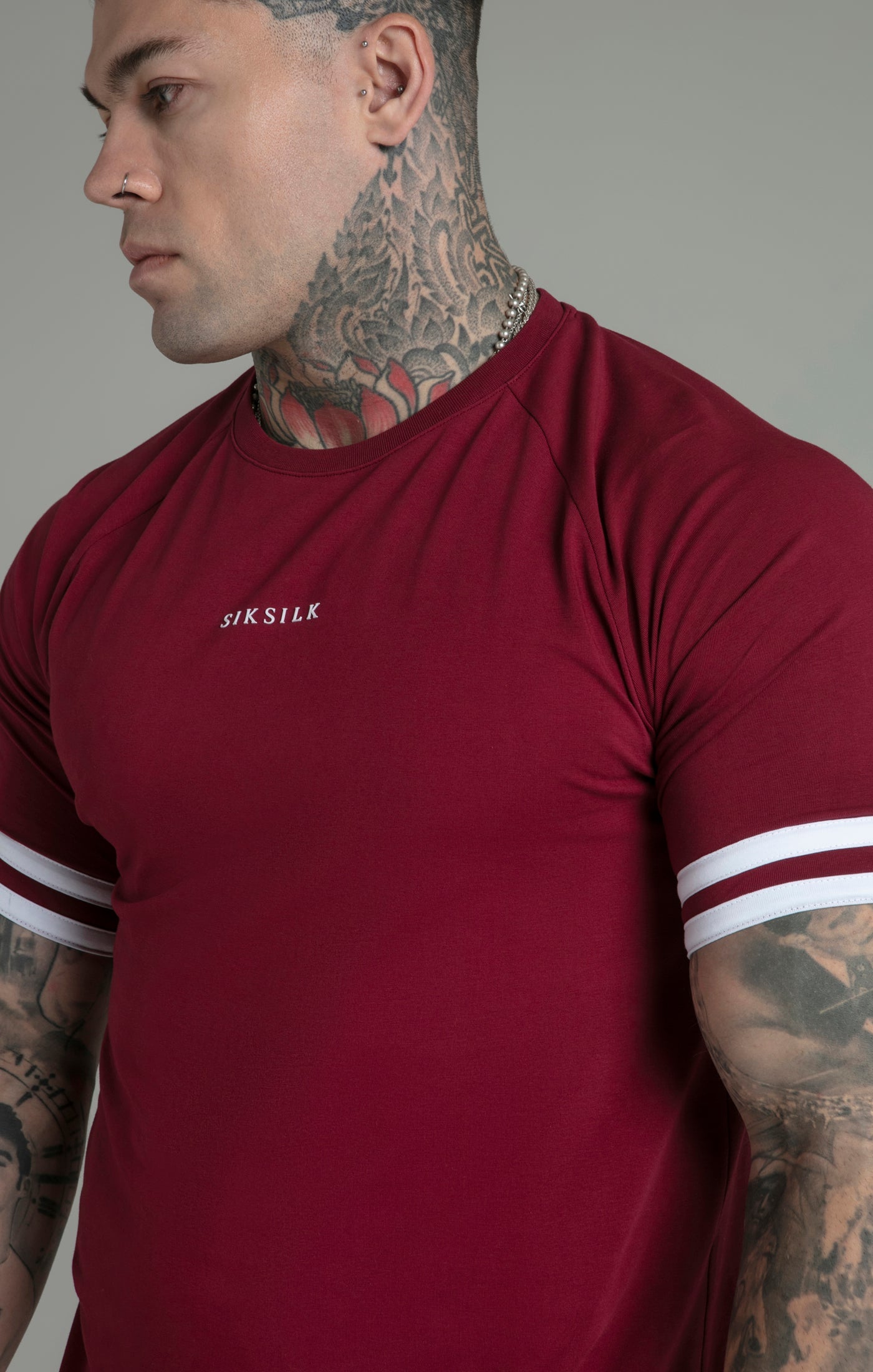 Tournament T-Shirt in Red T-Shirts SikSilk   