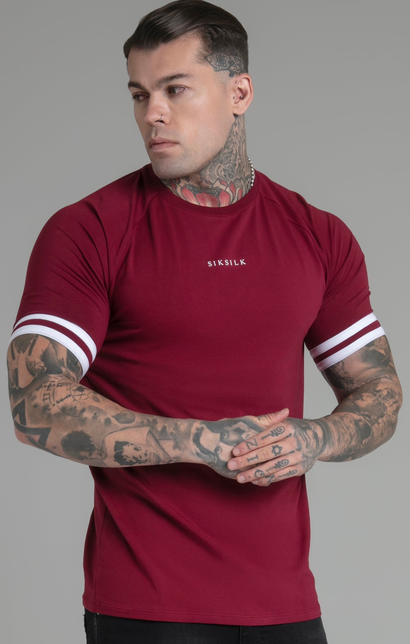 Tournament T-Shirt in Red T-Shirts SikSilk   