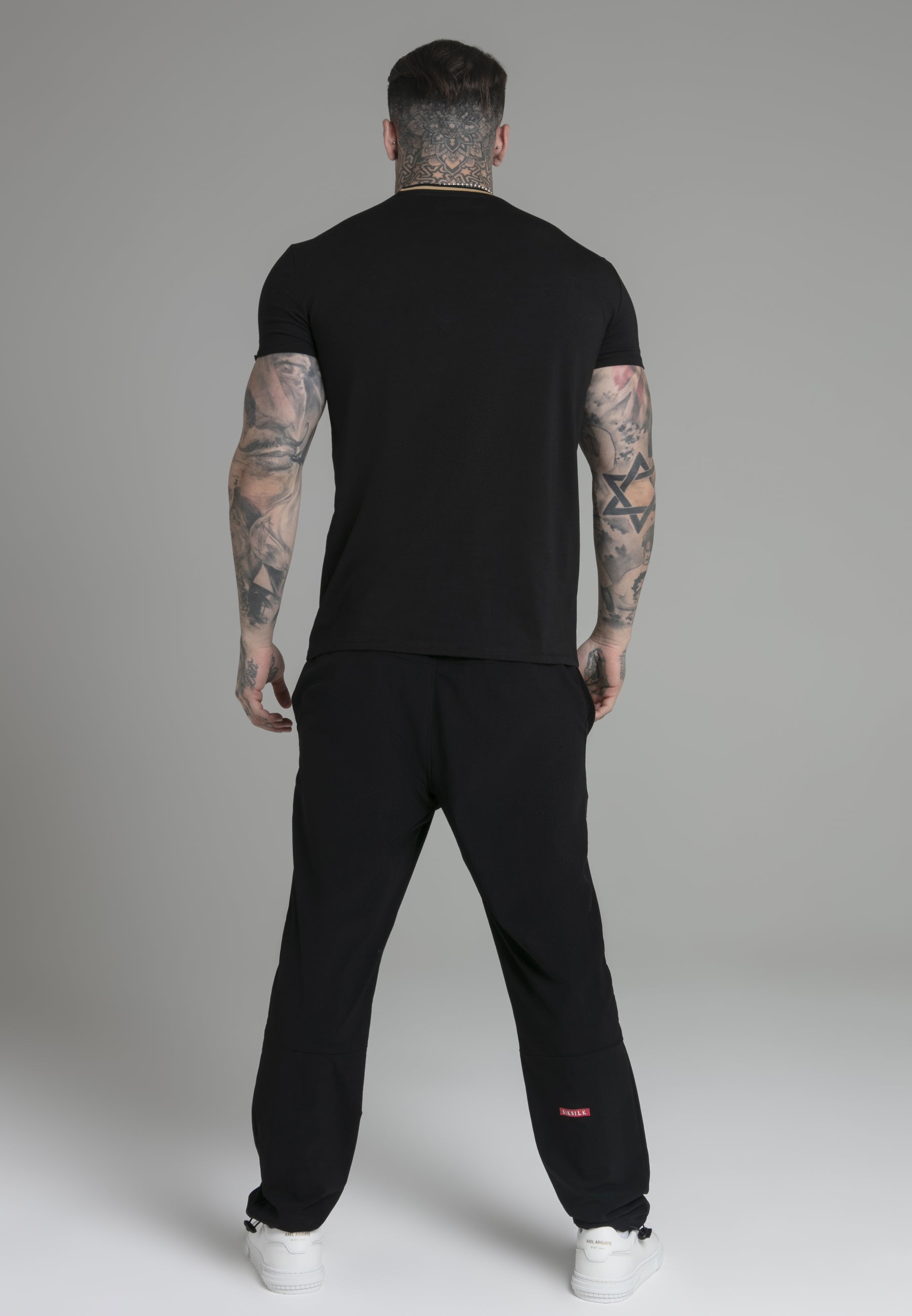 Logo T-Shirt in Black T-Shirts SikSilk   