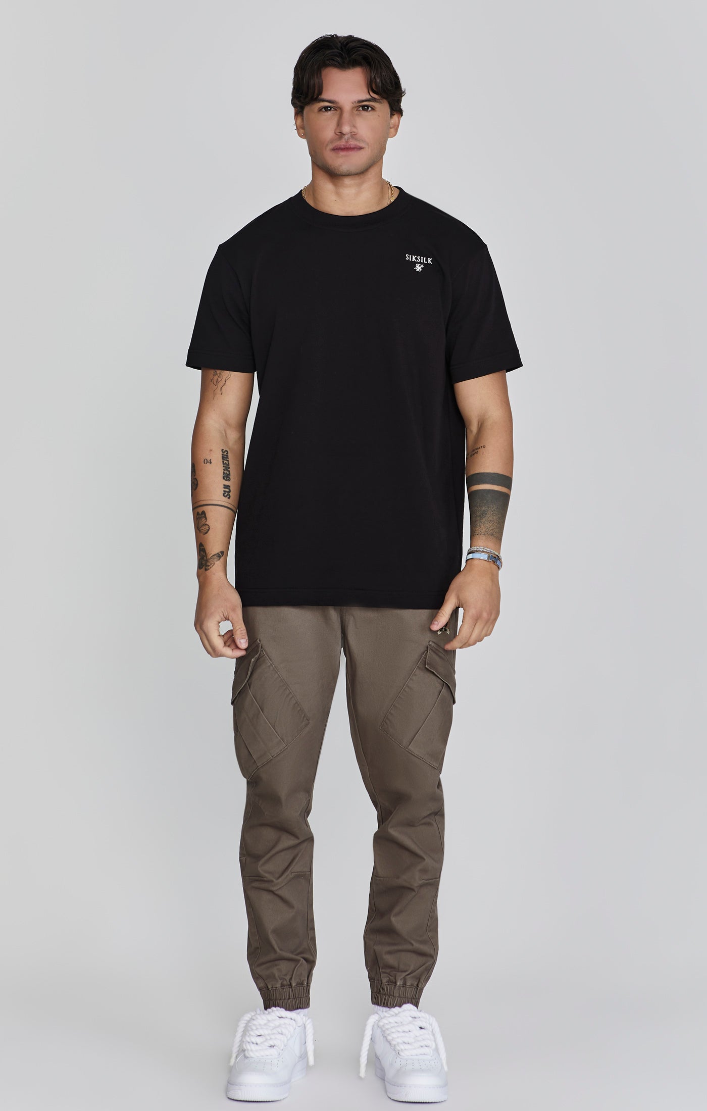 Cargo Pants in Brown Hosen SikSilk   