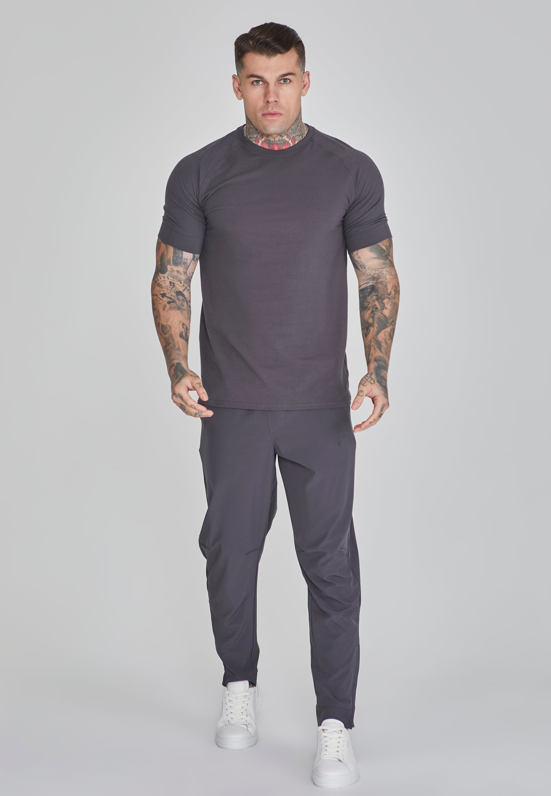 Smart T-Shirt in Dark Grey T-Shirts SikSilk   