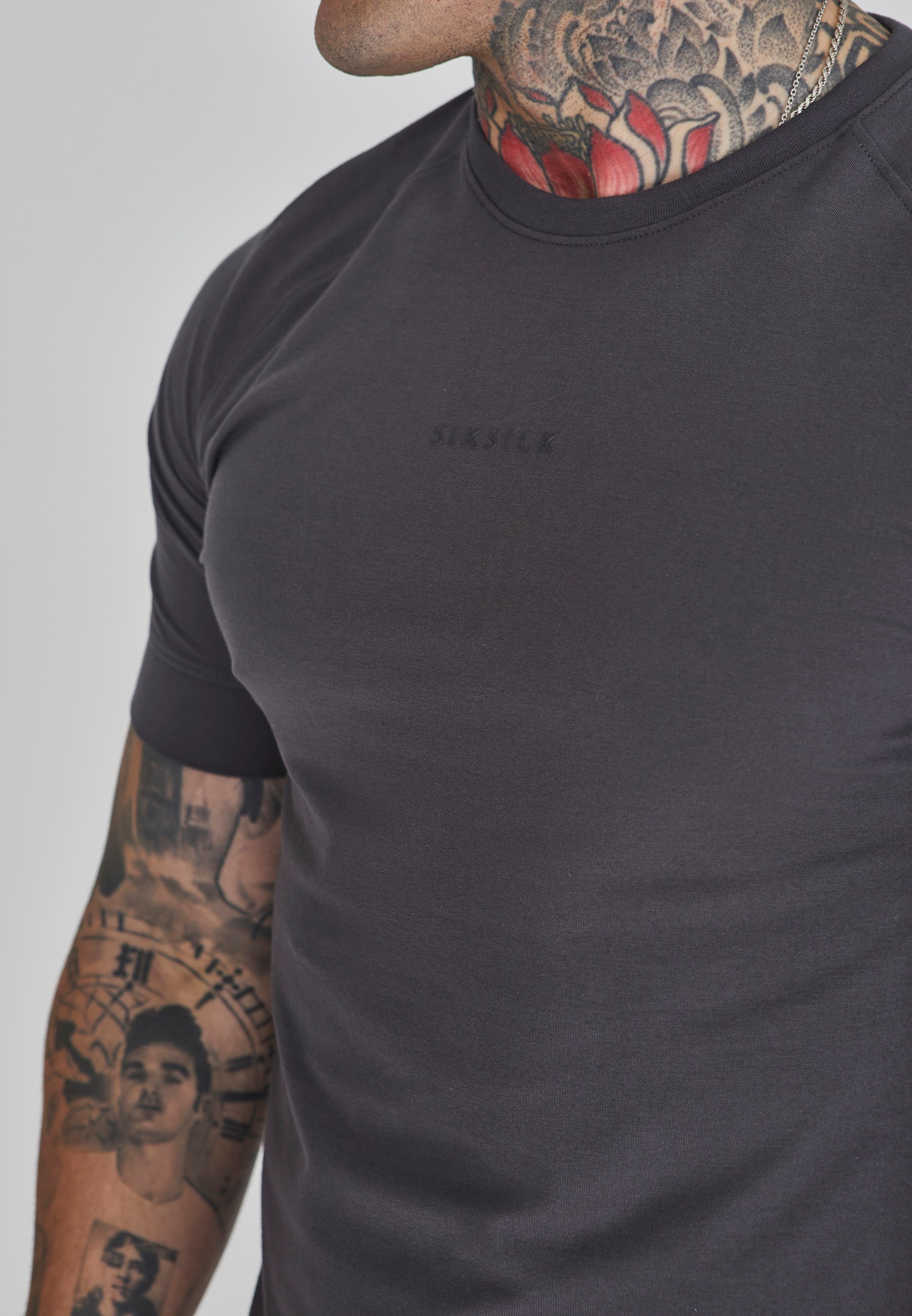 Smart T-Shirt in Dark Grey T-Shirts SikSilk   