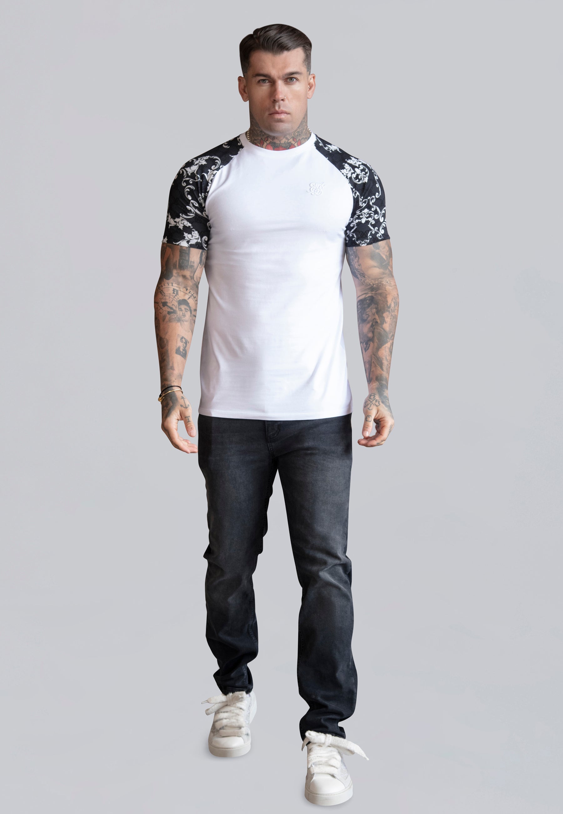 Venetian T-Shirt in White T-Shirts SikSilk   