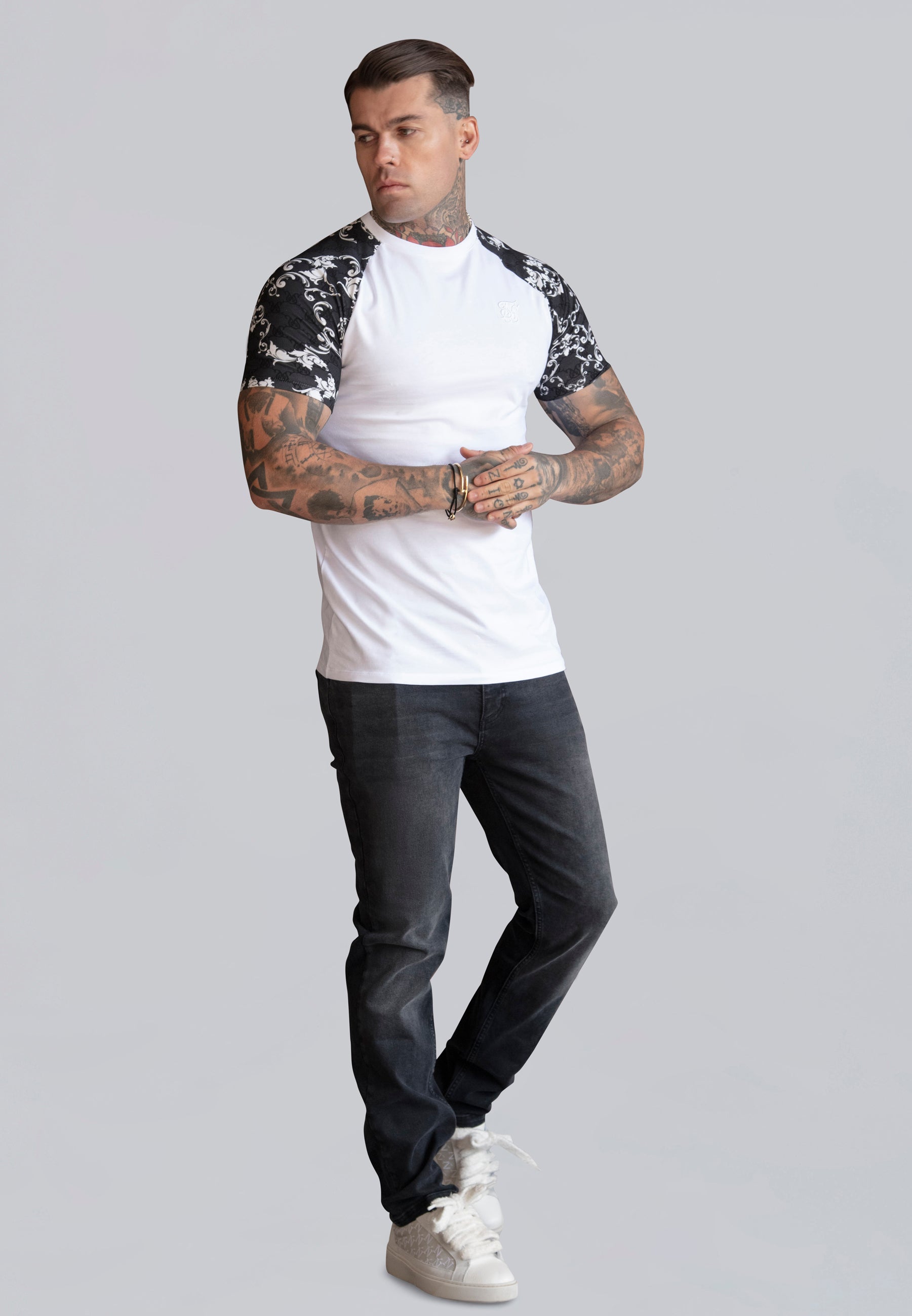 Venetian T-Shirt in White T-Shirts SikSilk   