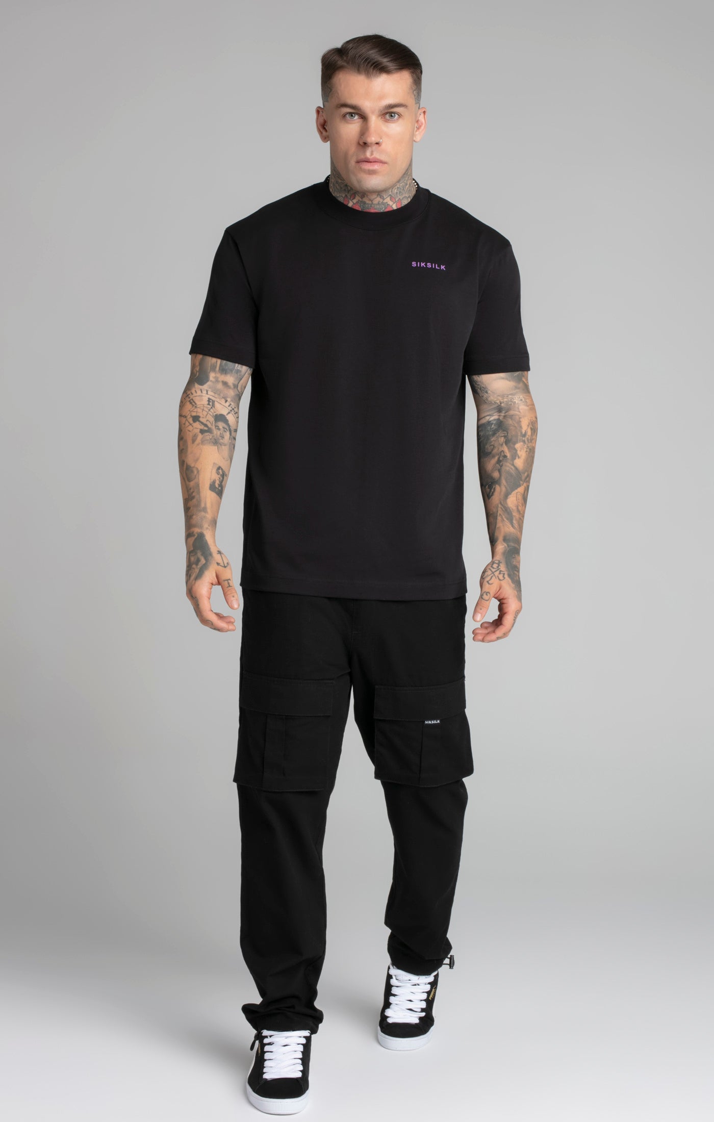 Limited Edition T-Shirt in Black T-Shirts SikSilk   